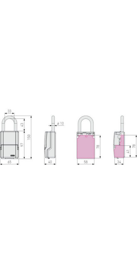 Thumbnail - ABUS Schlüsseltresor 77454