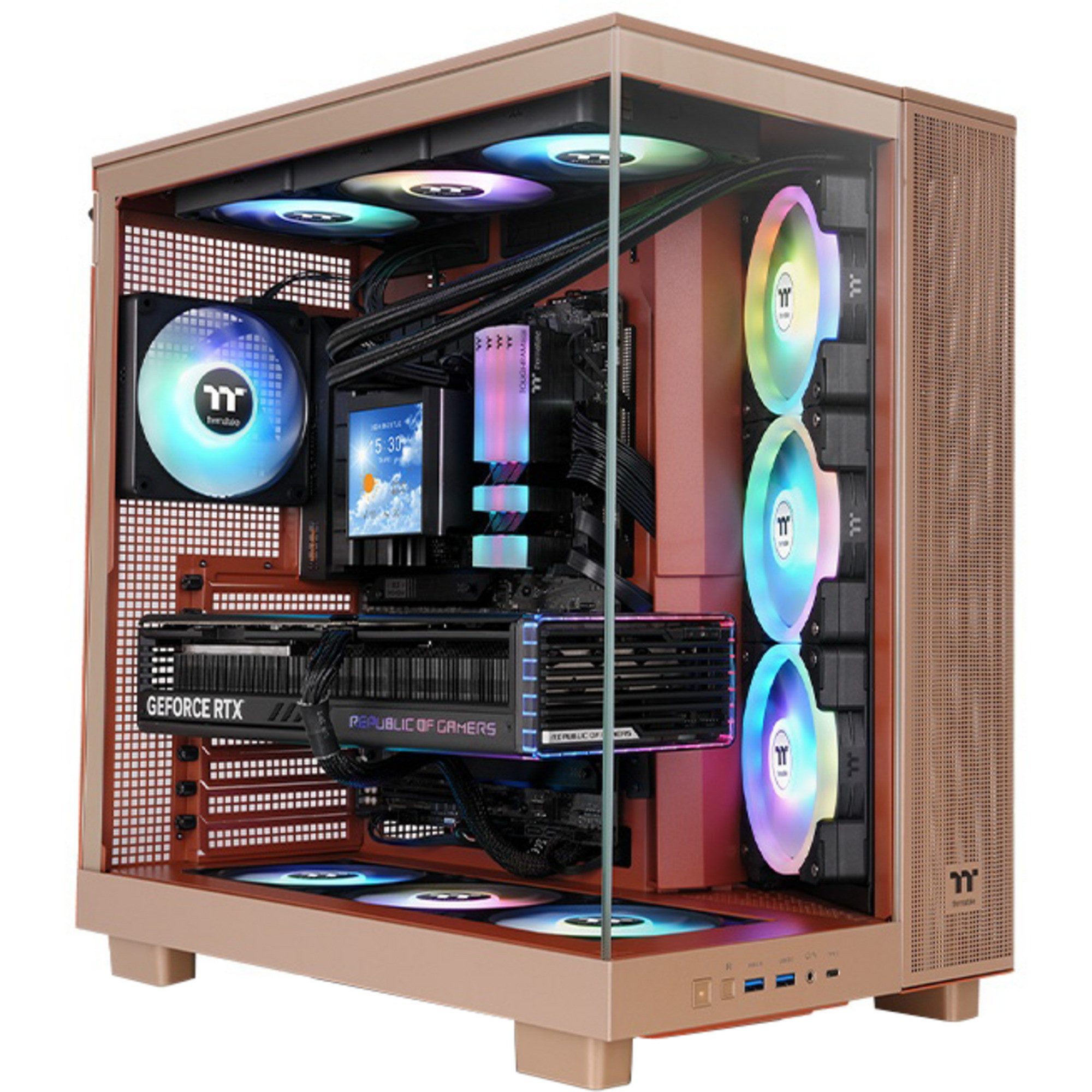 PC-Gehäuse Thermaltake View 380 XL TG ARGB, Tower-Gehäuse