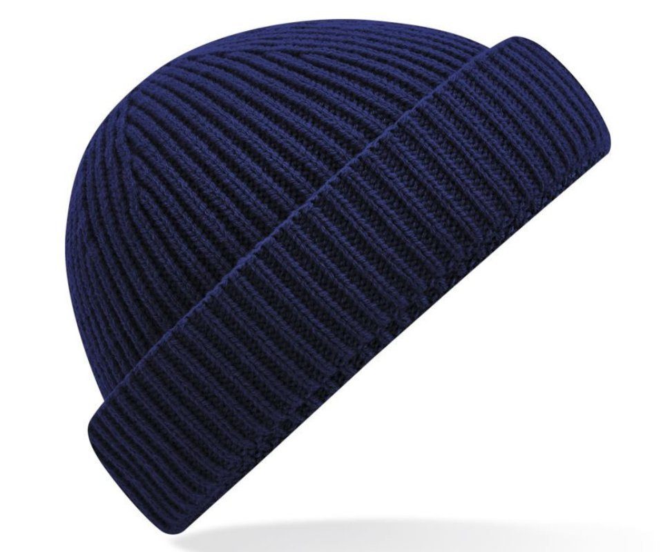 Beechfield® Strickmütze Fischermütze Herren Strick Mütze Beanie Seemannsmütze Kurz Harbour