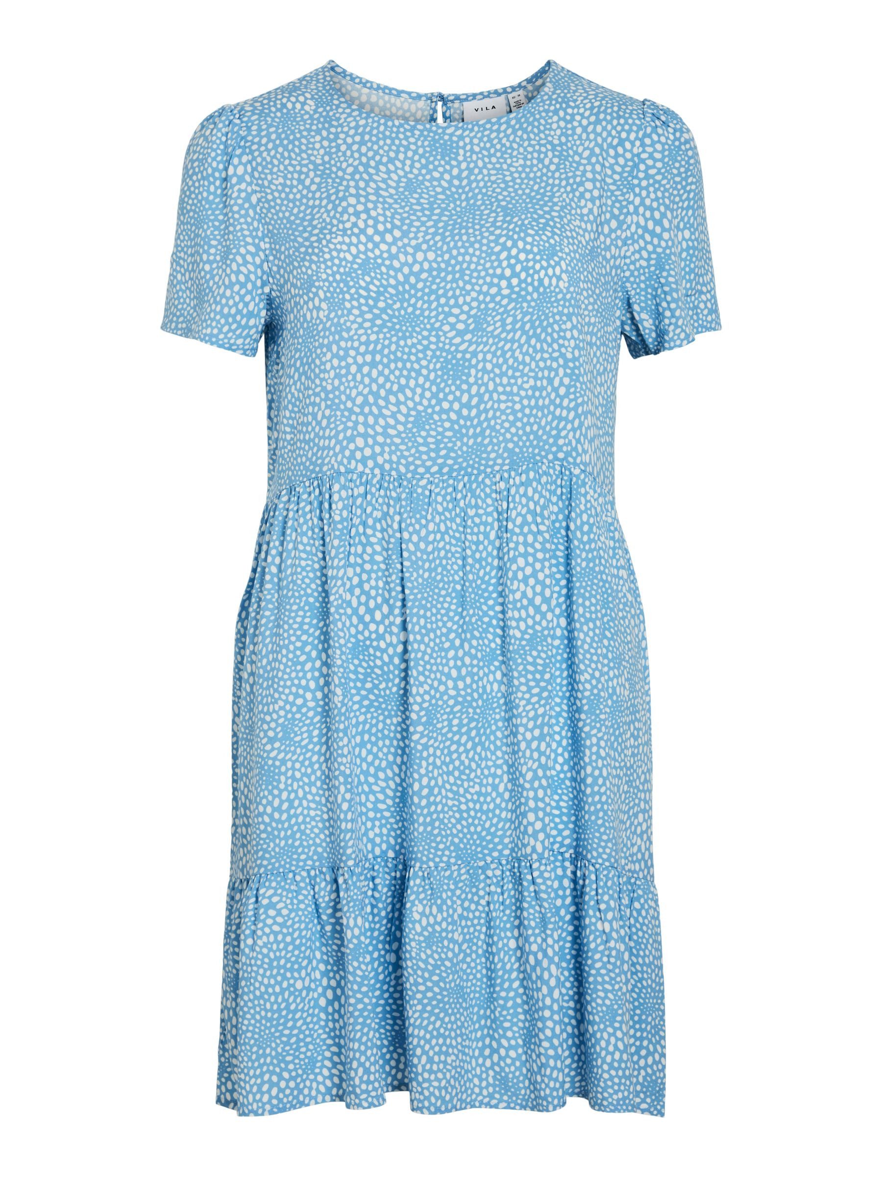 Vila Shirtkleid Blusen Knielanges Kurzarm Dress VIPAYA (kurz) VIPAYA S/S DRESS - NOOS