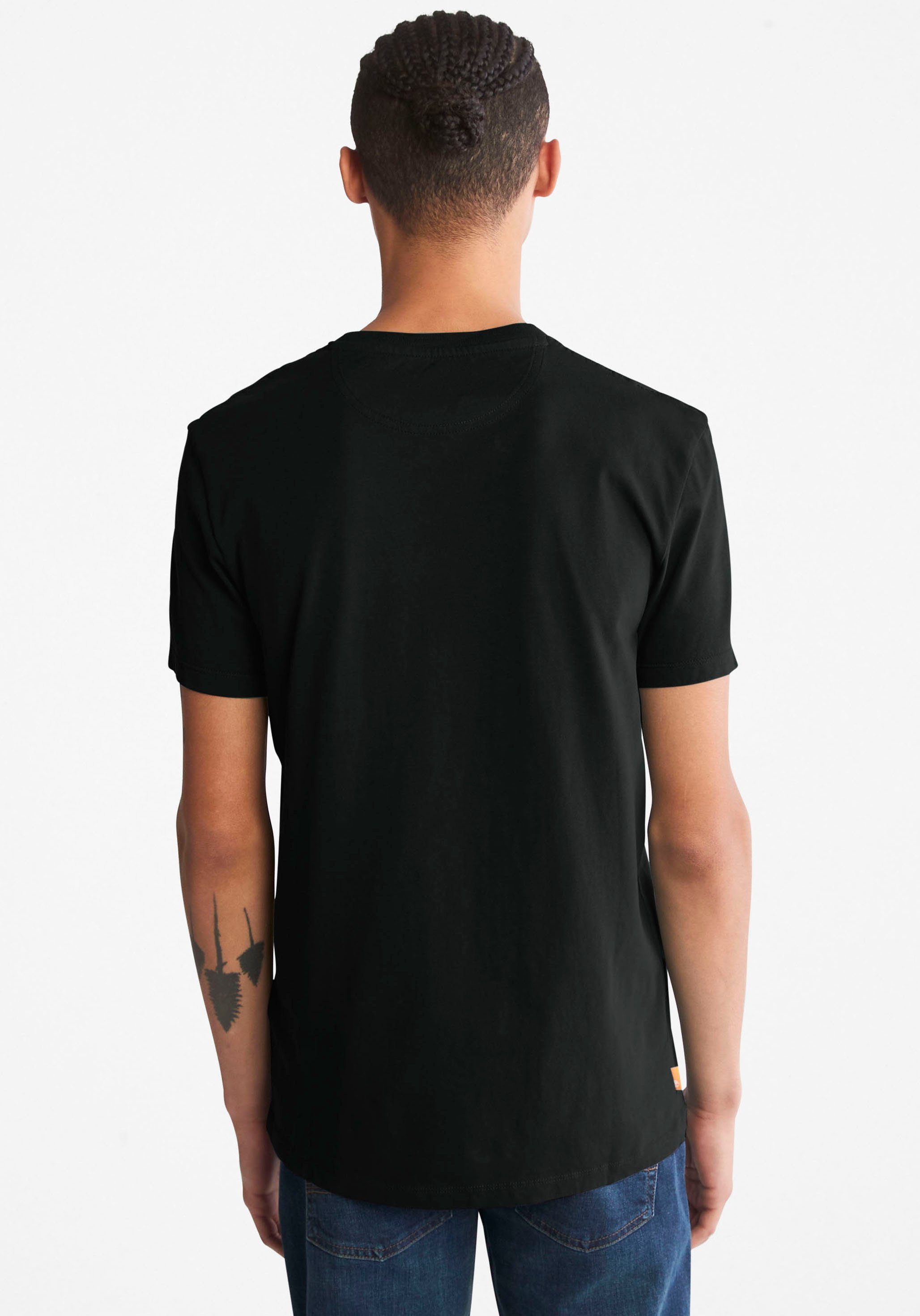 Timberland RIVER DUNSTAN black TEE POCKET T-Shirt