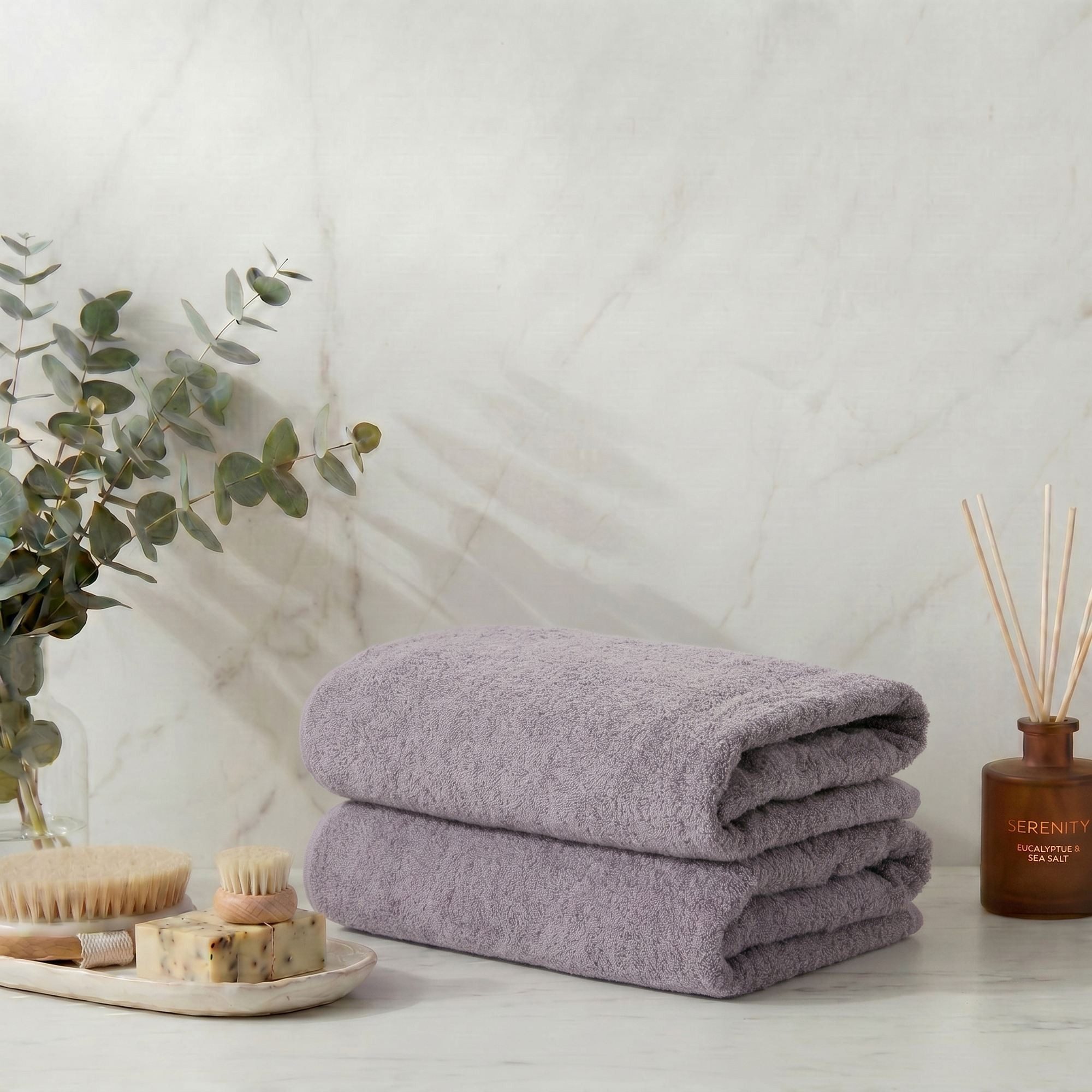 L'Essentiel Maison Badetücher Whitney, Walkfrottier (Set, 2-St), 2-teiliges Set, 100 % Baumwolle, 380 g/m², 70 x 140 cm