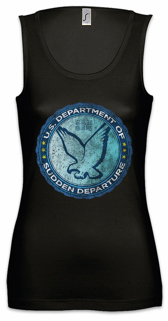 Tanktop U.S. Department Of Sudden Departure Ärmelloses Damen T-Shirt The