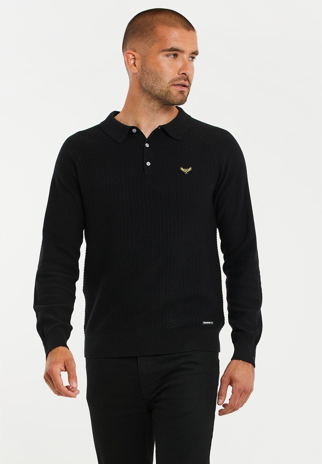 Threadbare Langarmshirt Thorton (1-tlg) mit tollem Hemdkragen