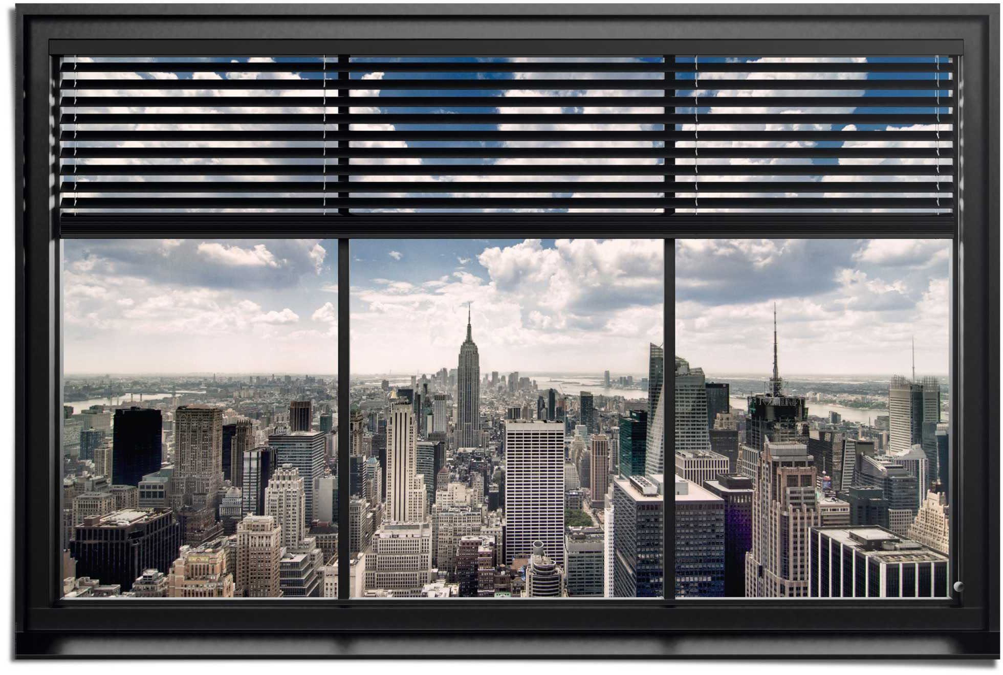 Reinders! Poster New York Fensterblick, (1 günstig online kaufen