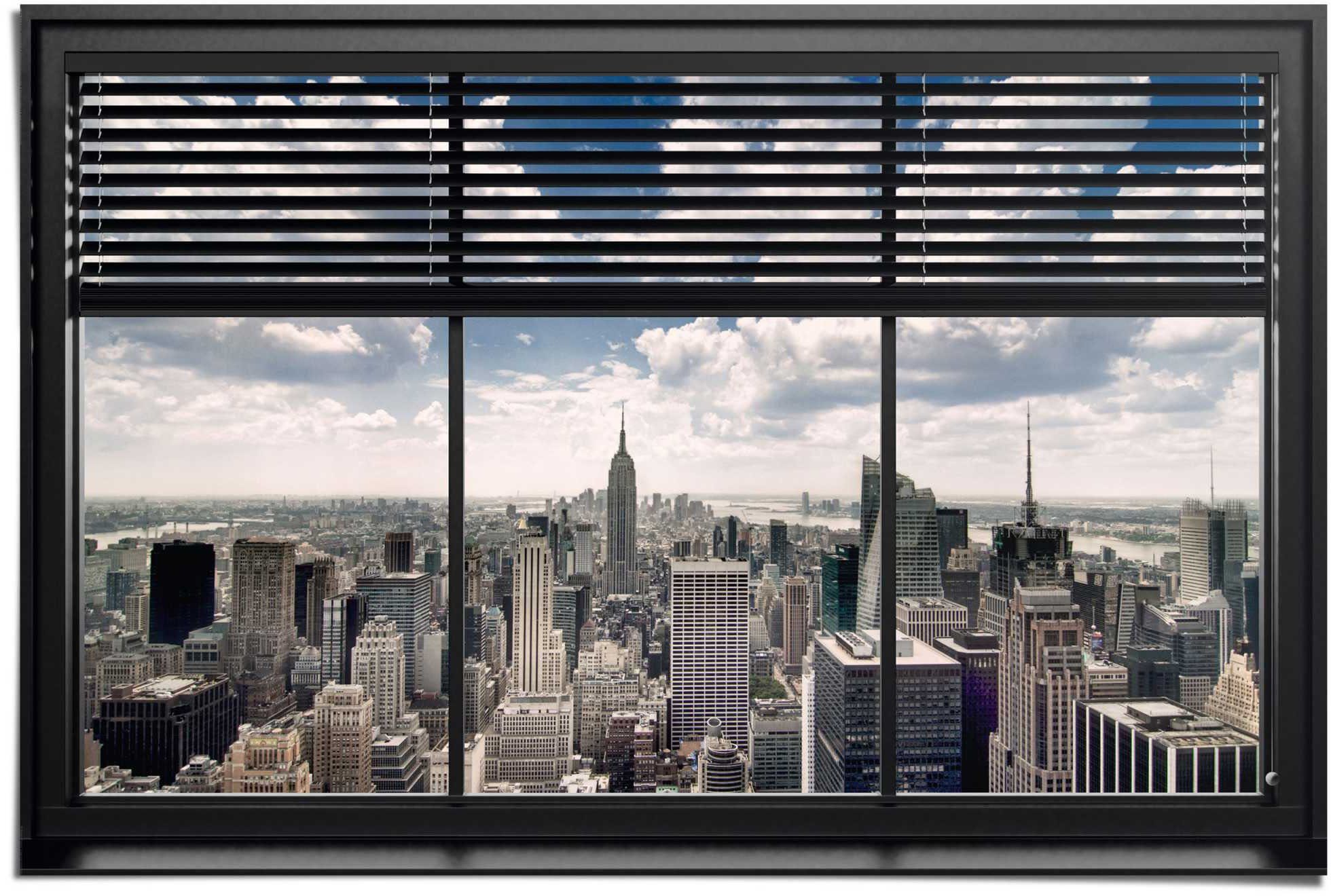 Reinders! Poster New York St) Fensterblick, (1