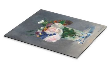 Posterlounge XXL-Wandbild Édouard Manet, Blumen in einer Kristallvase, Malerei