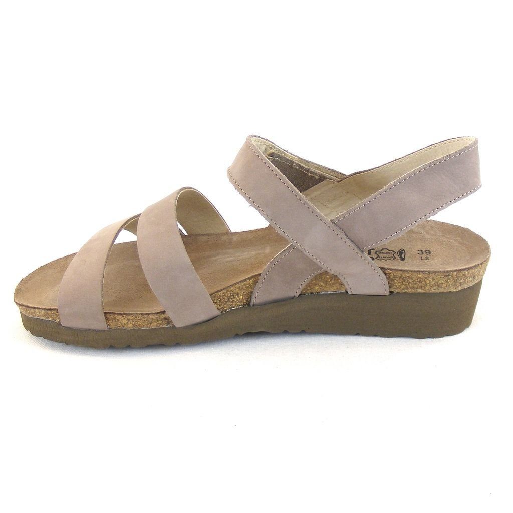 Schuhe Sandalette Naot stone 13923 Kayla Damen NAOT Korkfußbett Echt Leder Sandaletten Freizeit