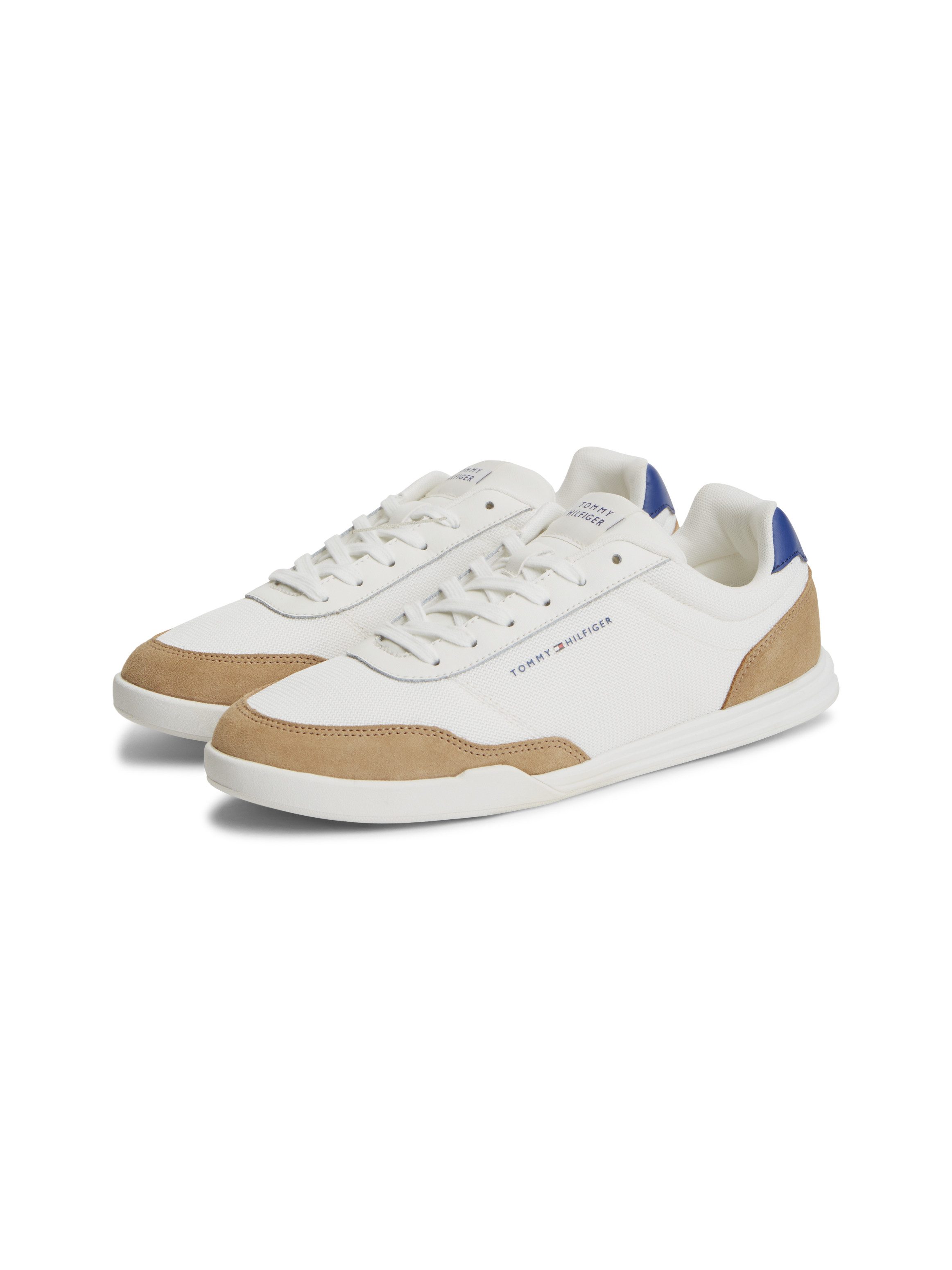 Tommy Hilfiger LO PRO CUPSOLE NYLON SUEDE MIX Sneaker Freizeitschuh, Halbschuh, Schnürschuh mit seitlichem Logo