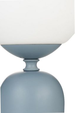 Pauleen Tischleuchte Glowing Charm max 20W Blau/weiß Keramik, ohne Leuchtmittel, E14