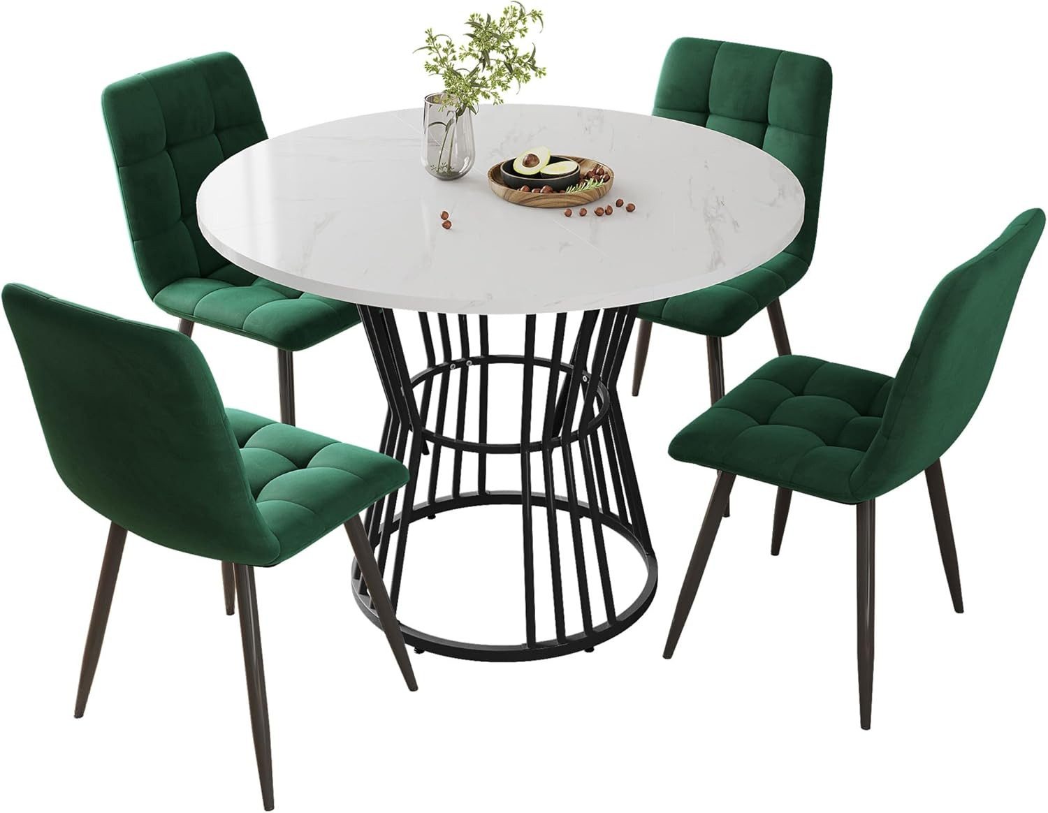 ZREE Esstisch Esstisch-Set mit 4 Stühlen, günstig online kaufen