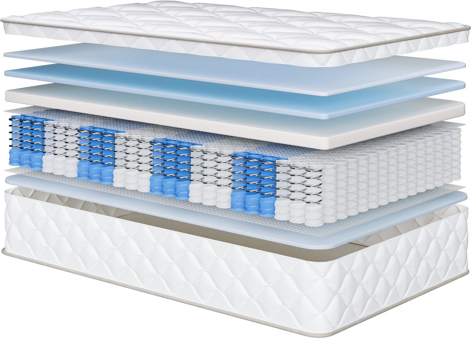 Taschenfederkernmatratze Matratze 90x200, 7-Zonen Federkernmatratze 90x200 Härtegrad H3, Lexzurn, 22 cm hoch, (ergonomisch und atmungsaktiv, Matratze mit Spannbettlaken), Matratze 140x200, Matratze für Kinder und Erwachsene