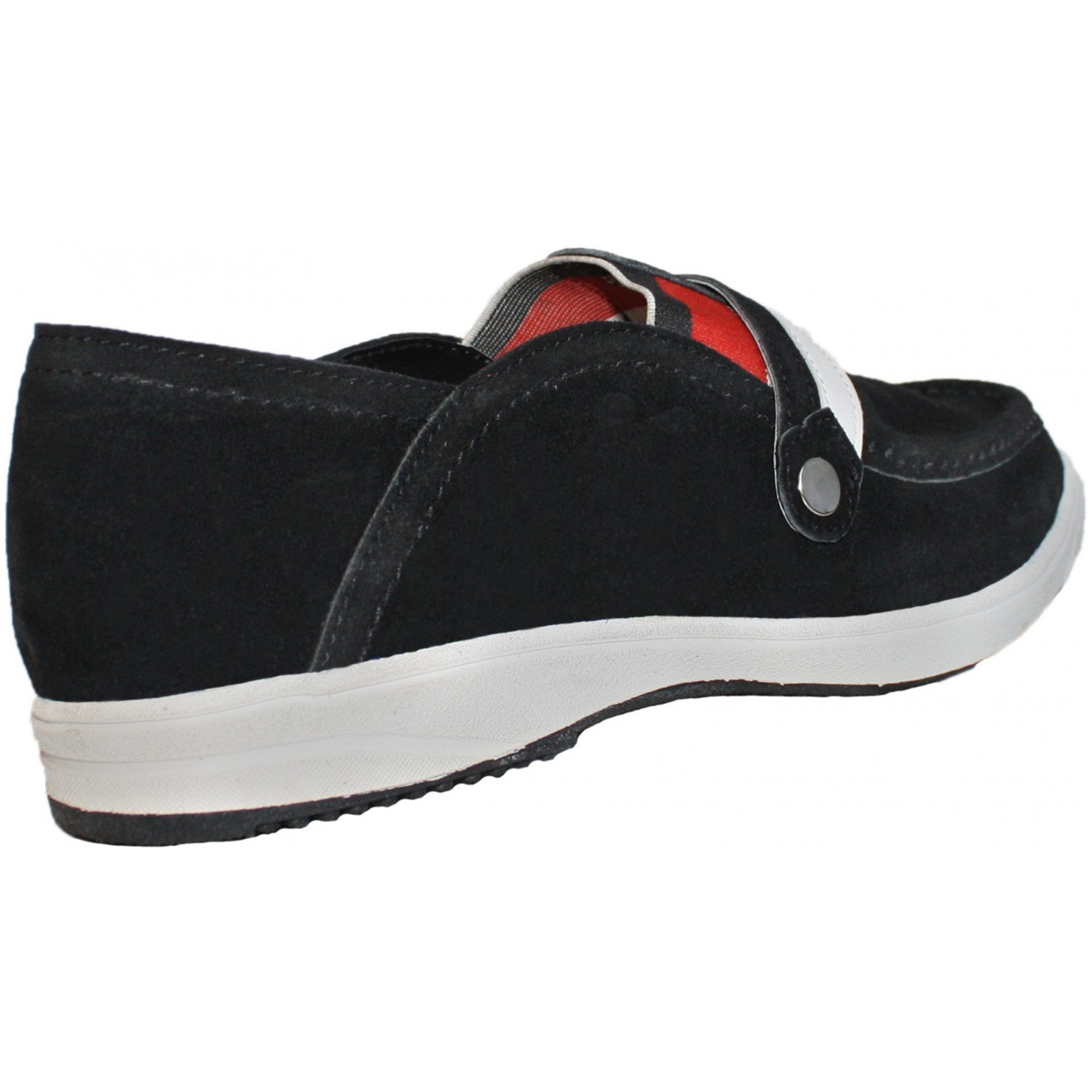 German Wear SNK-15 black Sneaker Sneaker lederschuhe turnschuhe aus Wildleder Schwarz