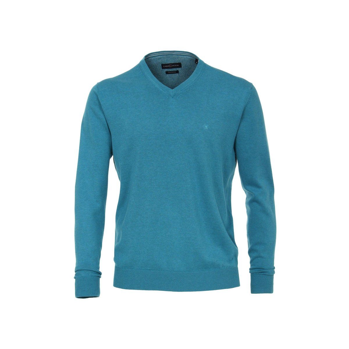 VENTI (534) V-Ausschnitt-Pullover regular Gelb (1-tlg) gelb