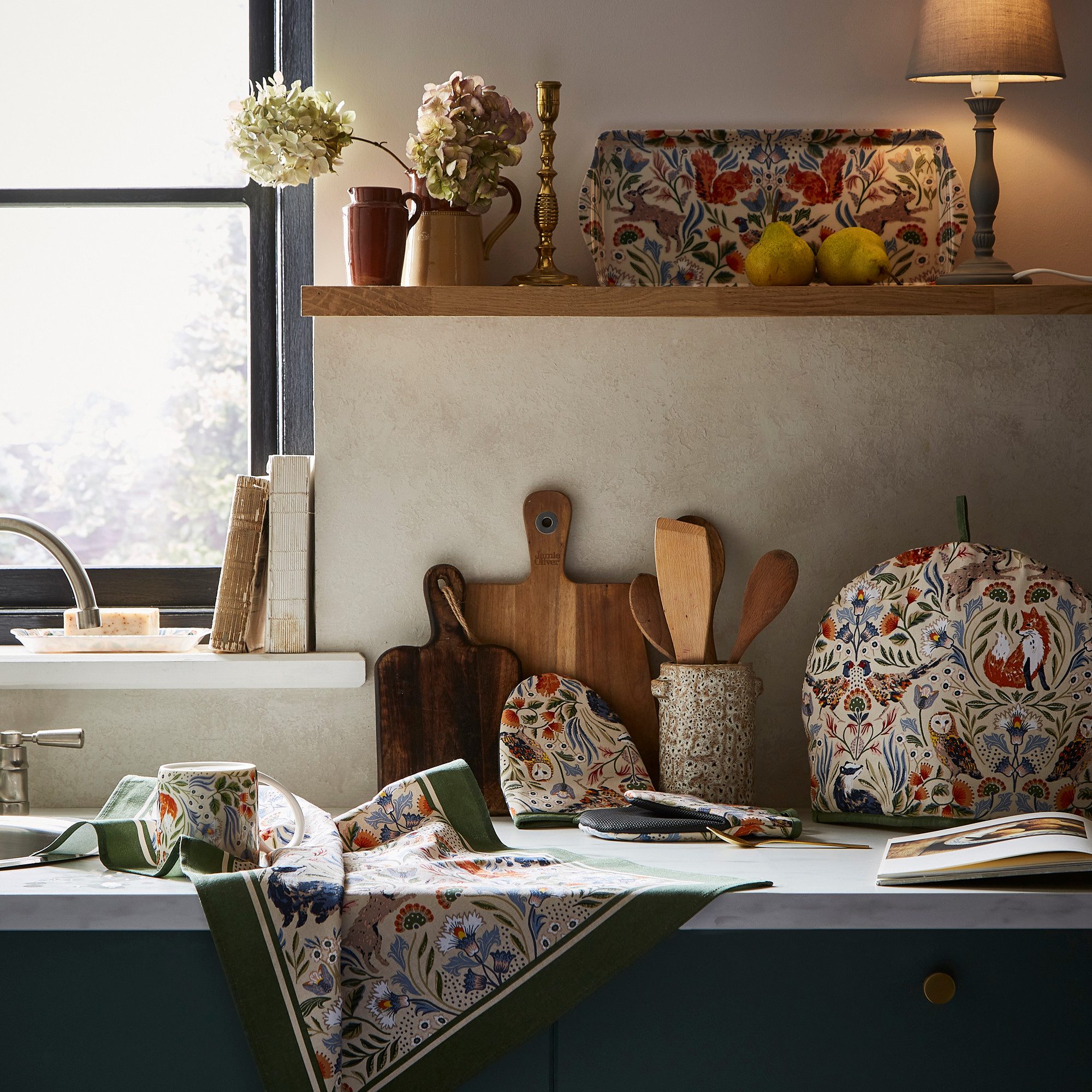 Ulster Weavers Platzset Blackthorn, (4-St., 4-teilig), Tischset Korkunterseite hitzebeständig abwaschbar ca.21x29x0,5cm