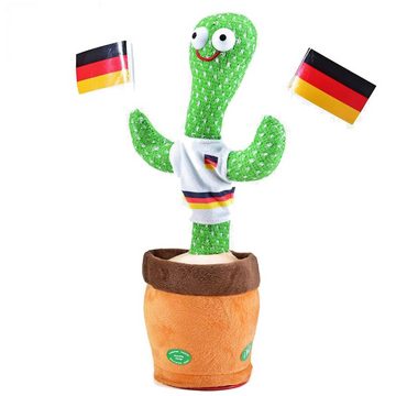 Kögler Kuscheltier Labertier Fußball Deutschland Fan Kaktus tanzt labert alles nach 35cm