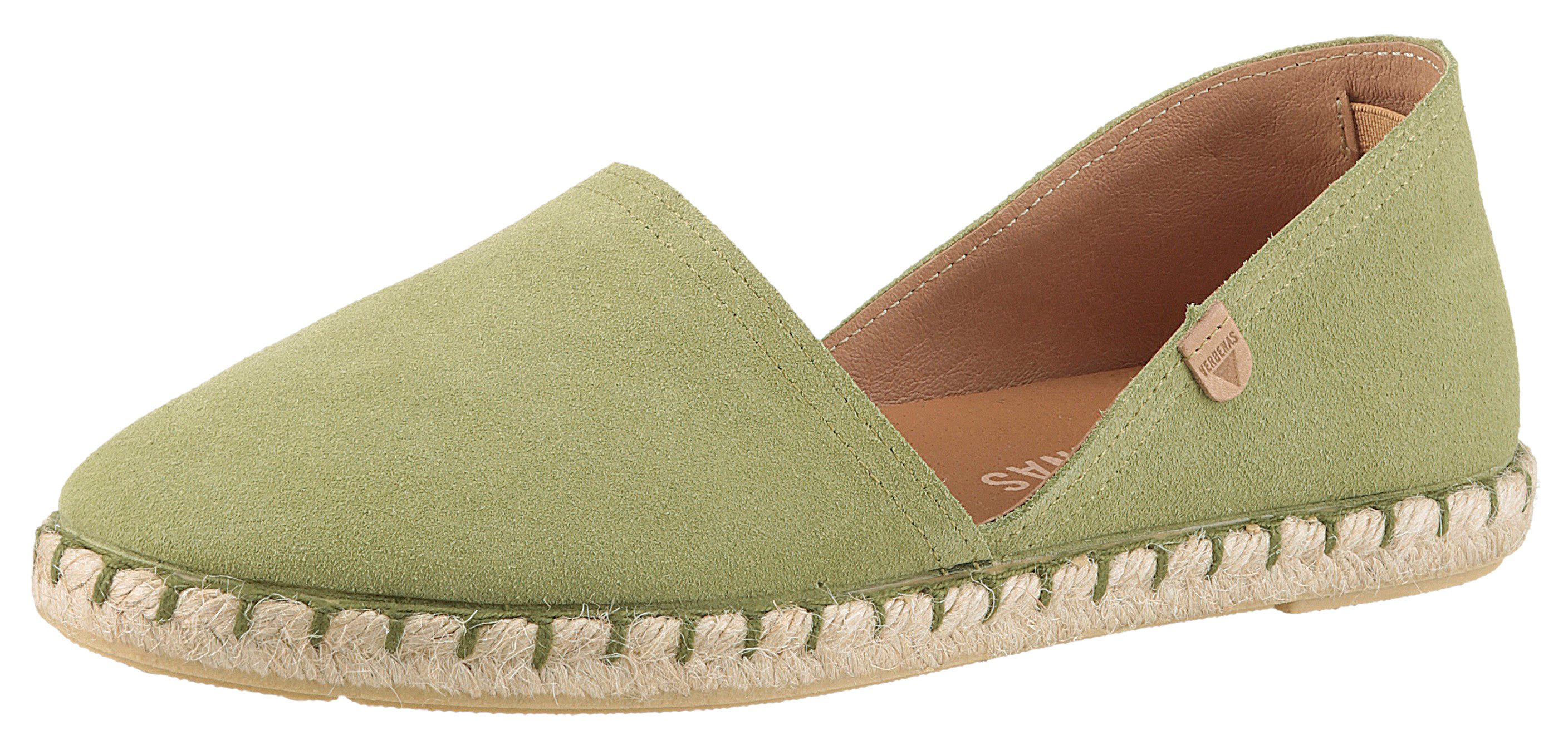 VERBENAS CARMEN SERRAJE Espadrille, Schlupfschuh, Sommerschuh, Loafer mit typischem Jute-Rahmen