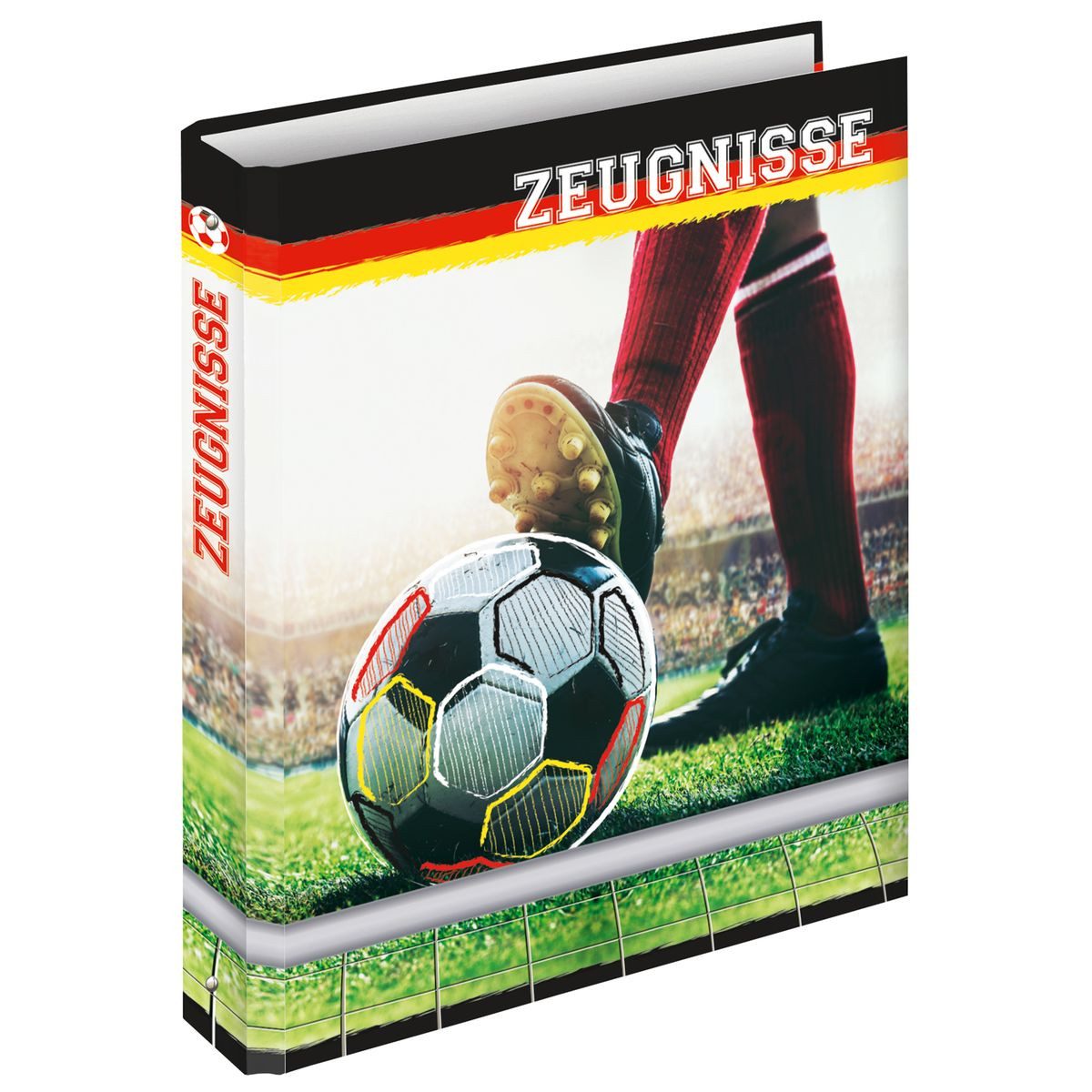 RNK Verlag Ringbuchmappe RNK Zeugnisringbuch 4 Ringe Fußballfieber DIN A4