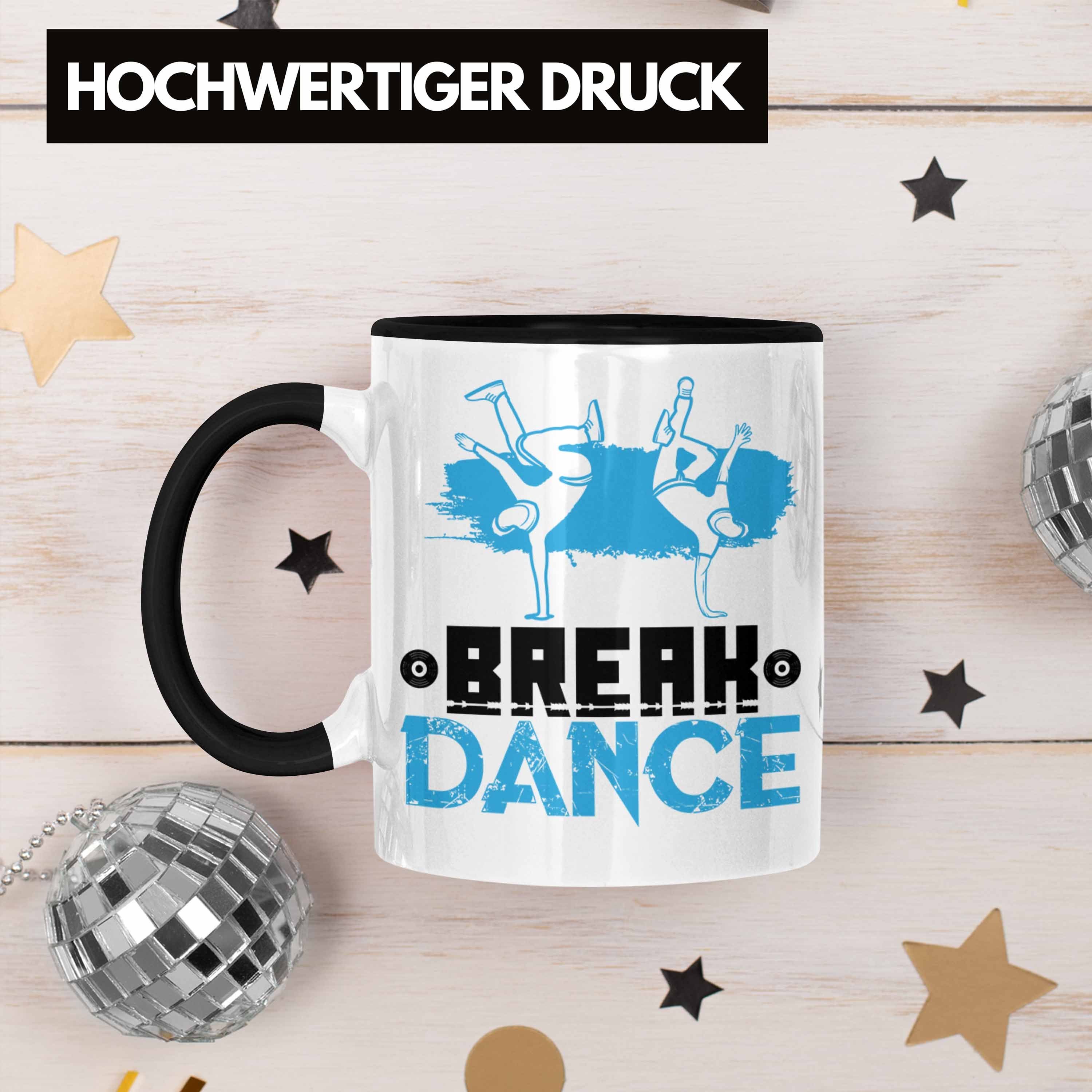 Trendation Tasse Schwarz Geburtstag Jungs Break-Dance Trendation Geschenk - Weihnachten Geschenkidee Breakdancer Tasse