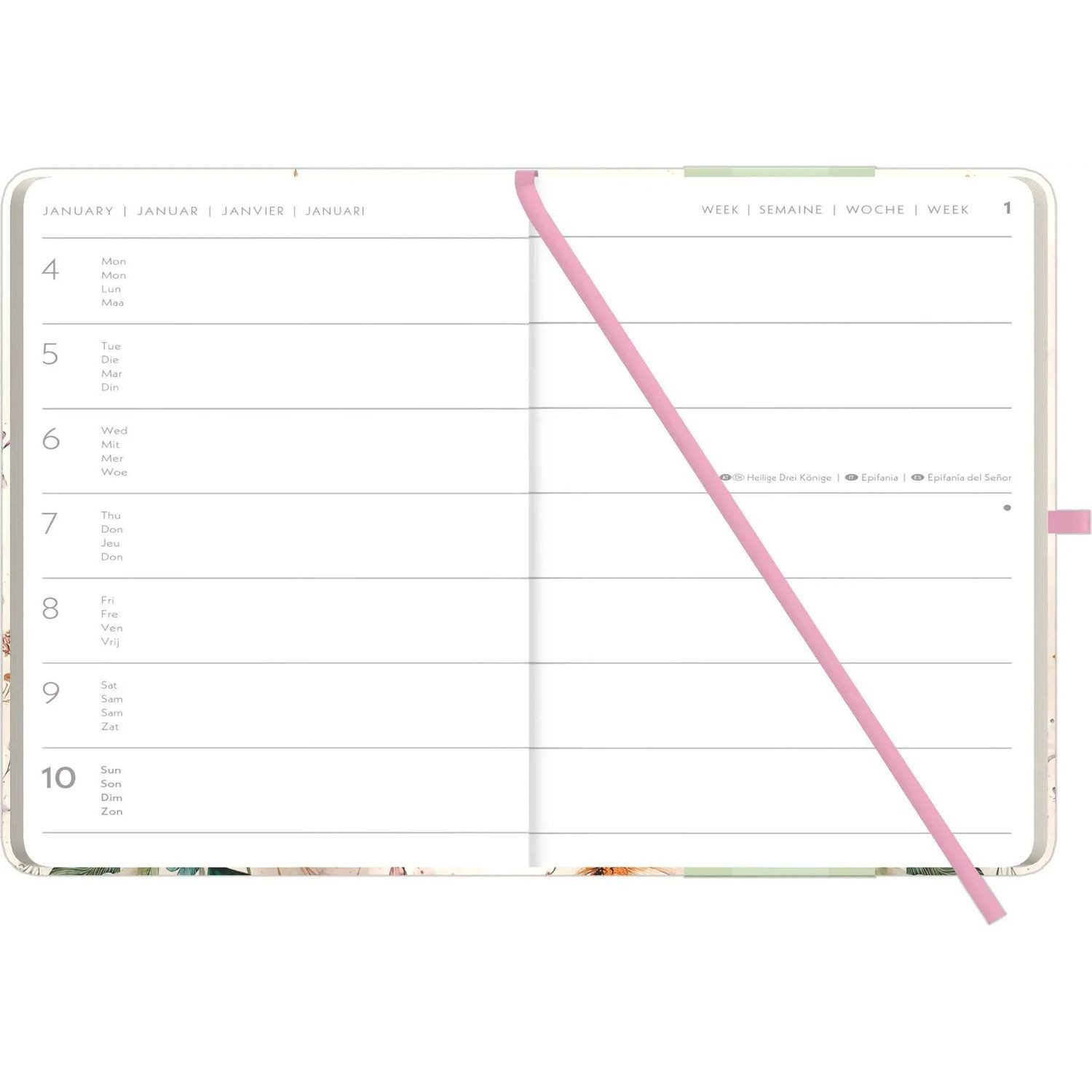 NEUMANN Taschenkalender Floral 2027