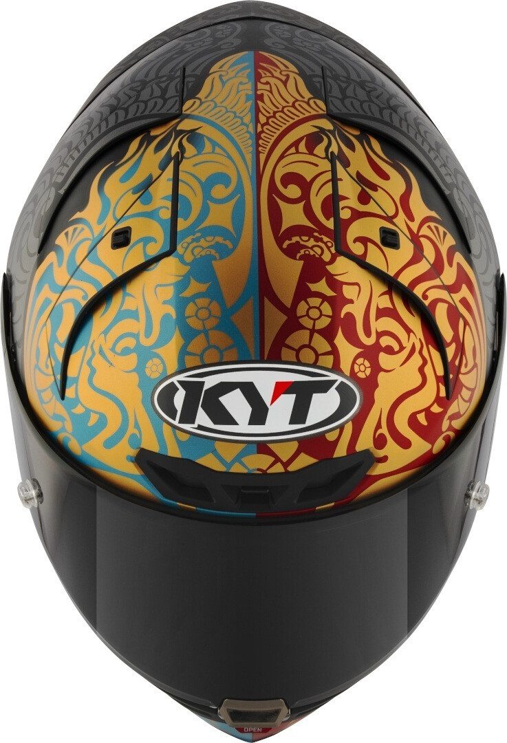 KYT Motorradhelm KX-1 Race GP Bastianini IDN Replica 2023 Helm, Atmungsaktiv, Pinlock, ECE 22.06