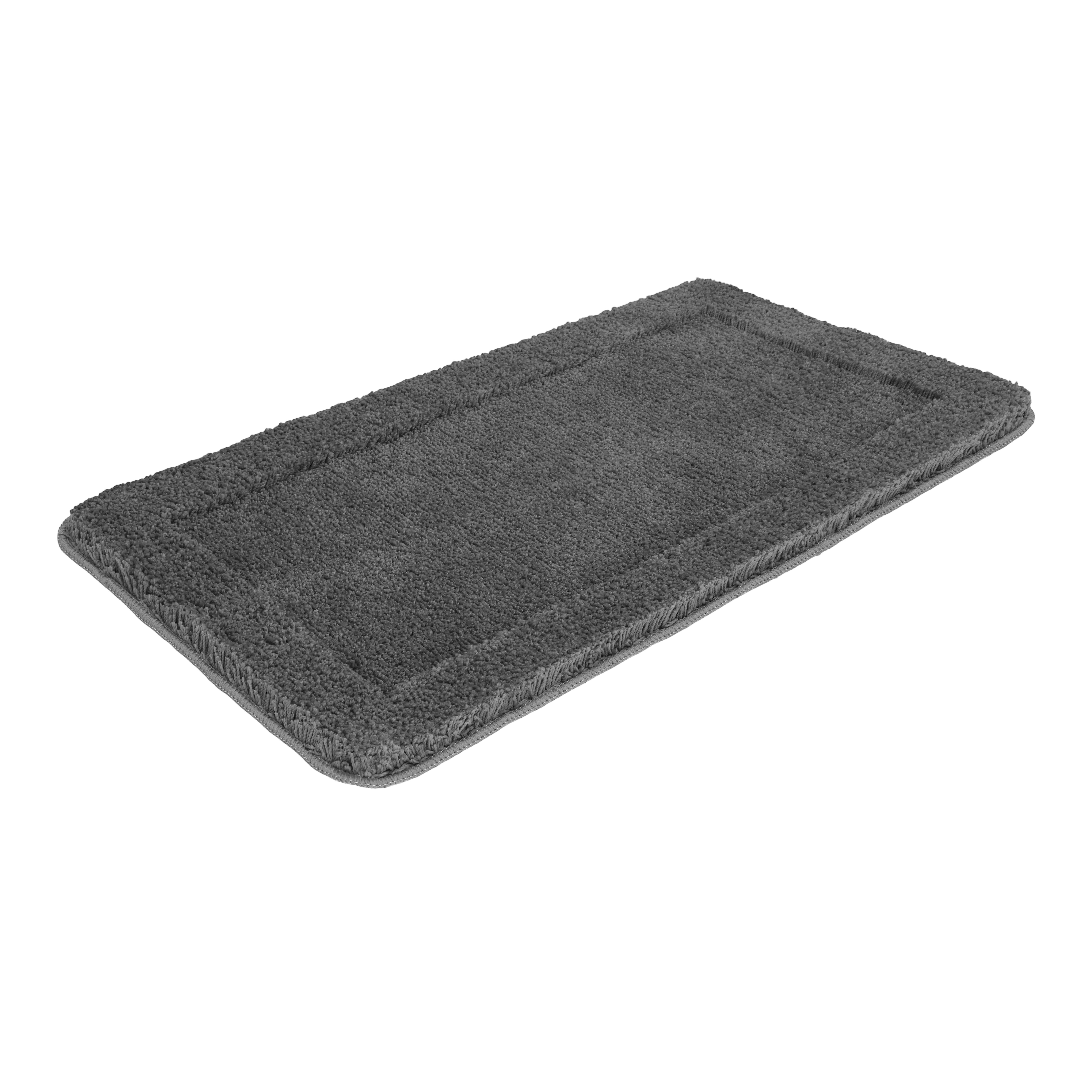 OTTO home Badematte Sanremo mit Rahmen, Badvorleger, Badezimmer, sehr weich, Hoch-Tief, Höhe 25 mm, rutschhemmend beschichtet, schnell trocknend, fußbodenheizun – Bild 2 von 5