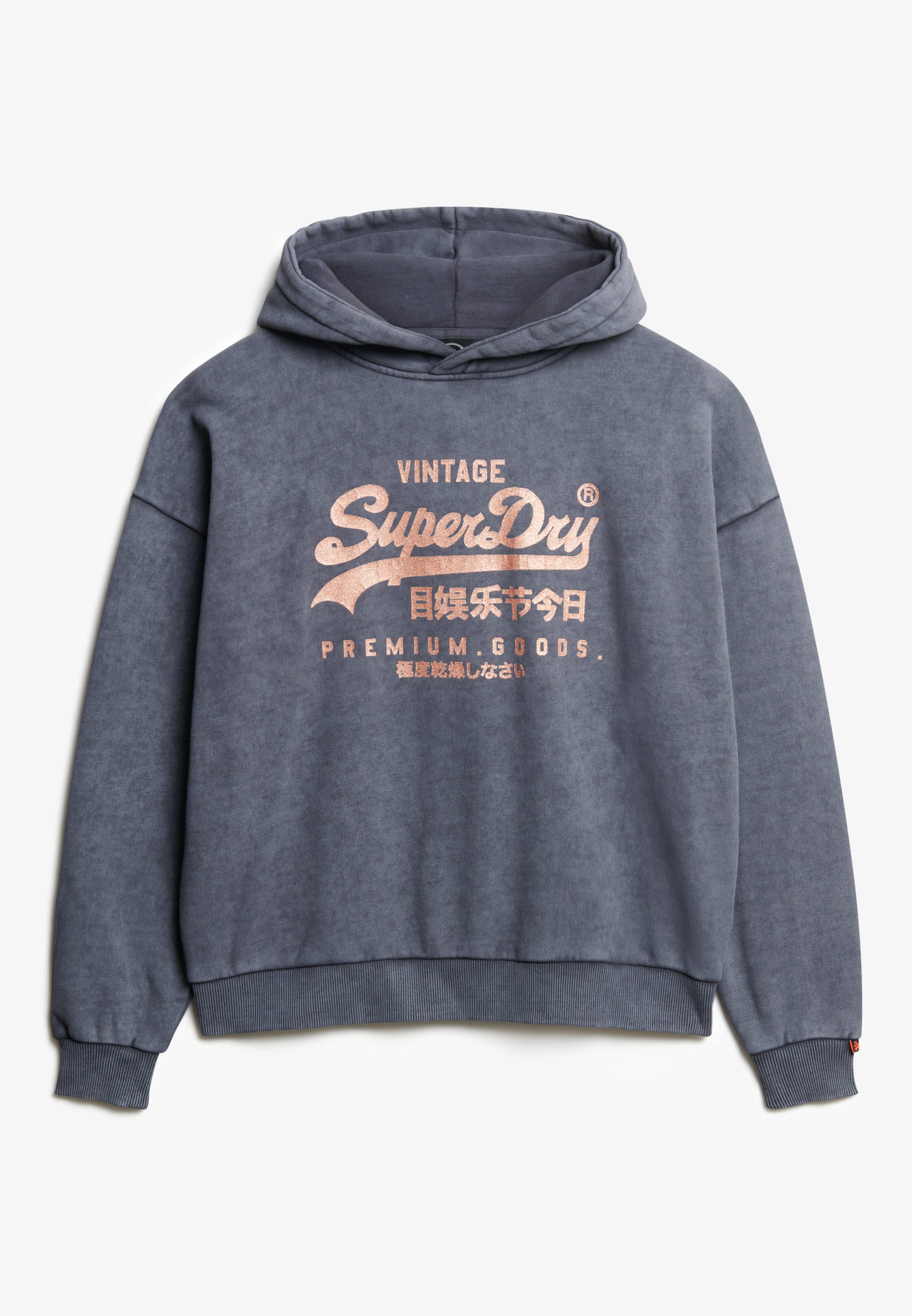 Superdry Kapuzensweatshirt VL METALLIC RELAXED HOOD