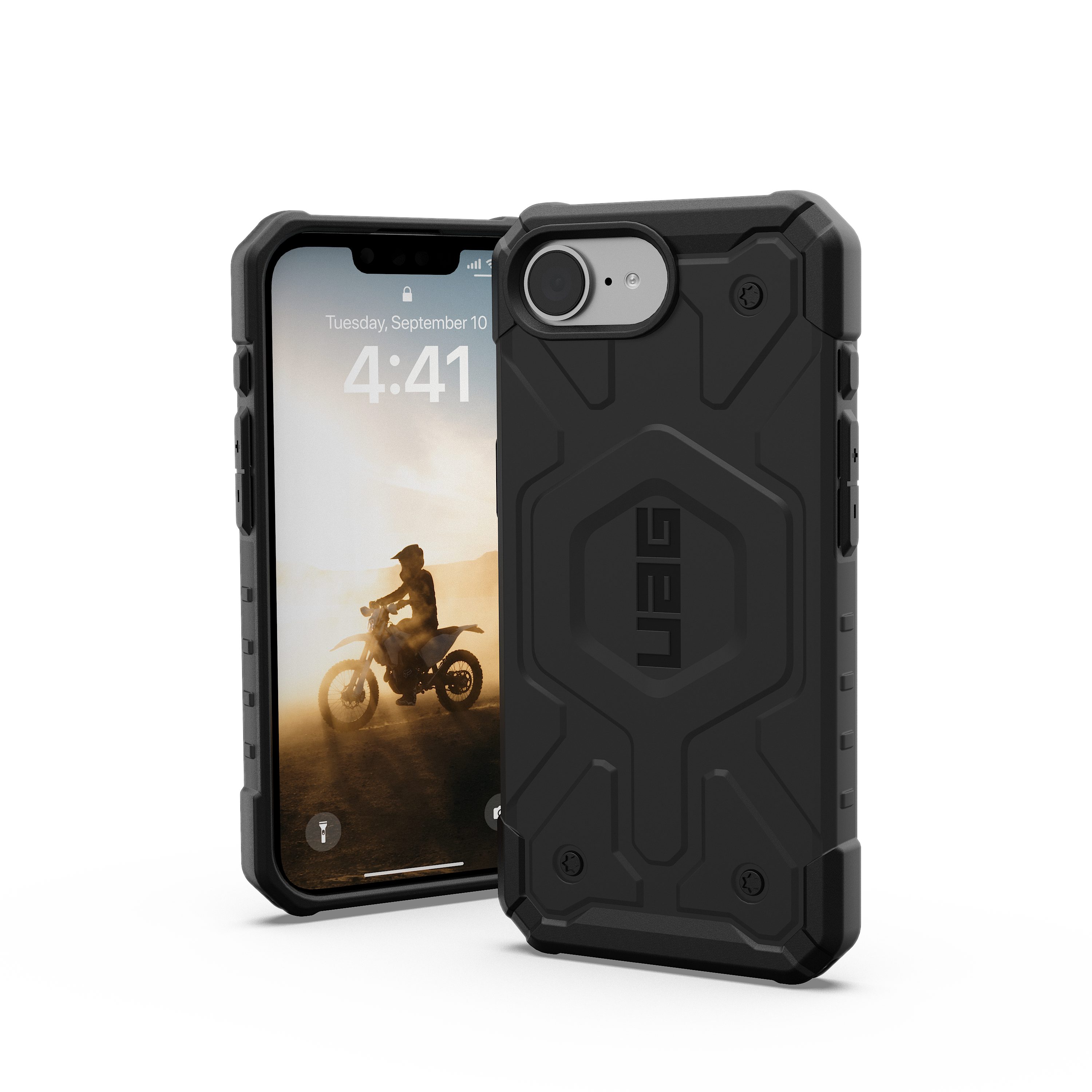 Urban Armor Gear Smartphone-Hülle Pathfinder - iPhone 16e / iPhone 17e MagSafe Hülle, [Starker Magnetring, Fallschutz nach Militärstandard]