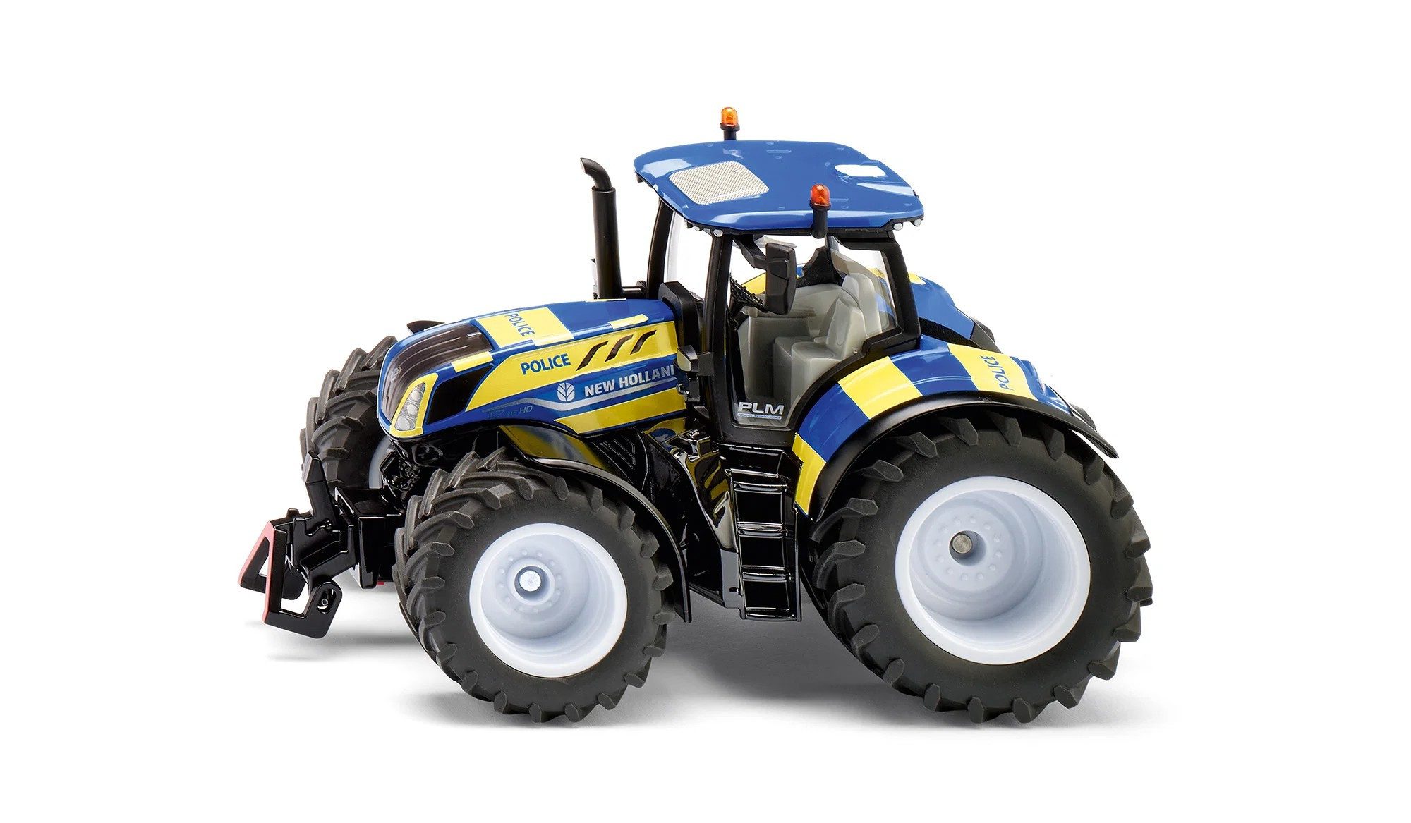 Siku Spielzeug-Landmaschine New Holland Polizei Traktor