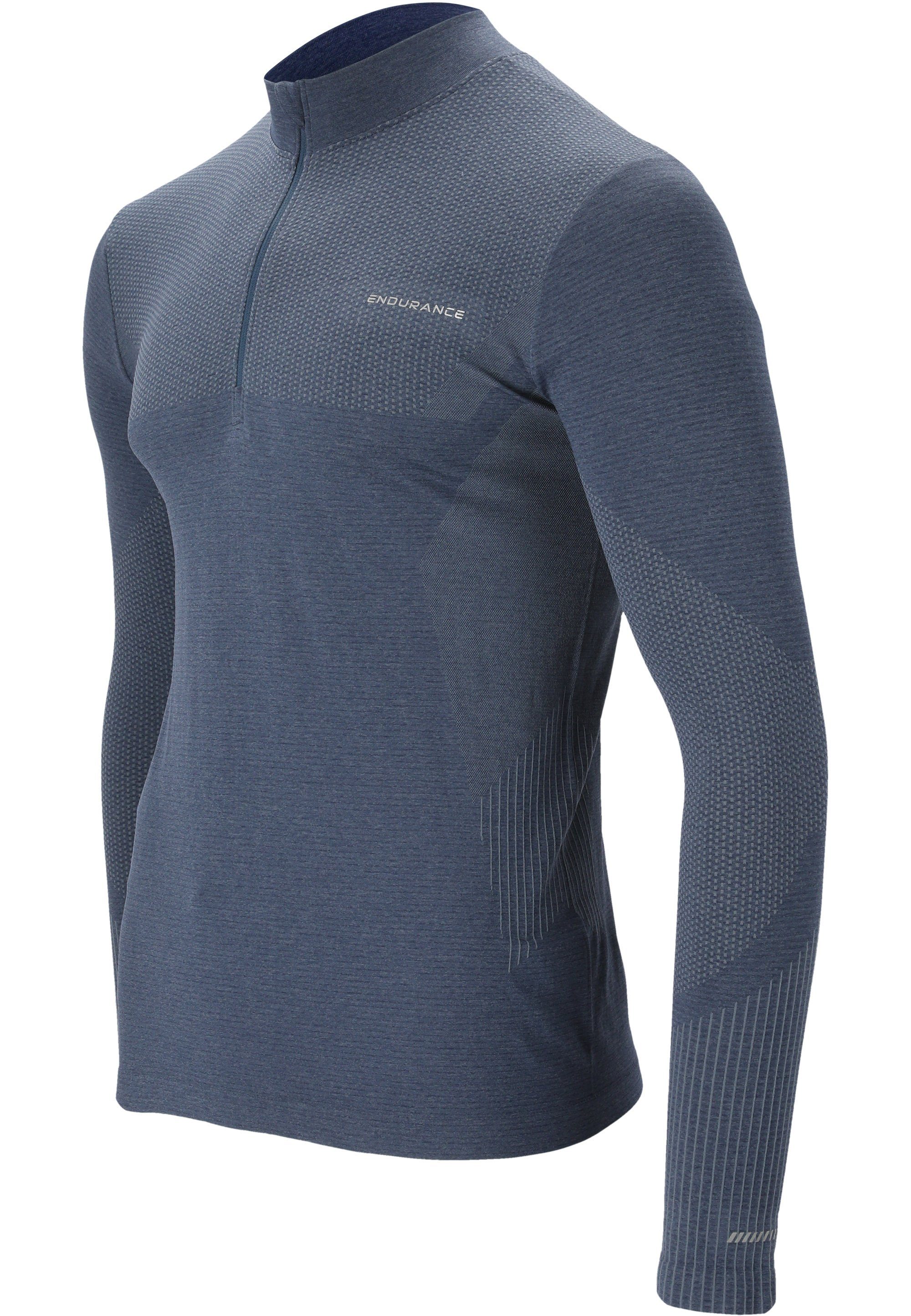 ENDURANCE Funktionsshirt Jaro (1-tlg) mit Bewegungsfreiheit maximaler blau-blau