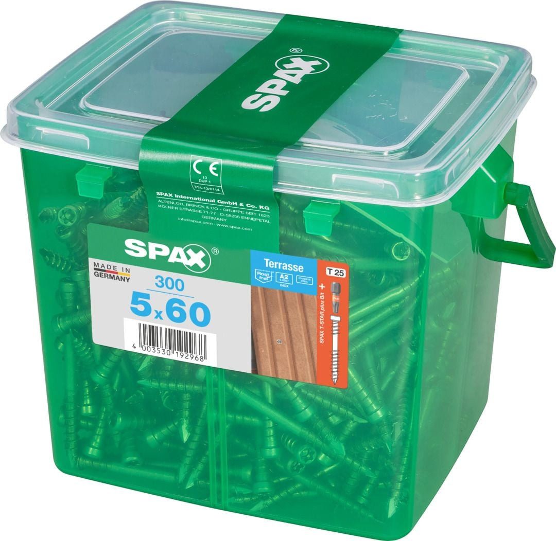 SPAX Terrassenschraube Spax Terrassenschrauben 5.0 x 60 mm TX 25 - 300
