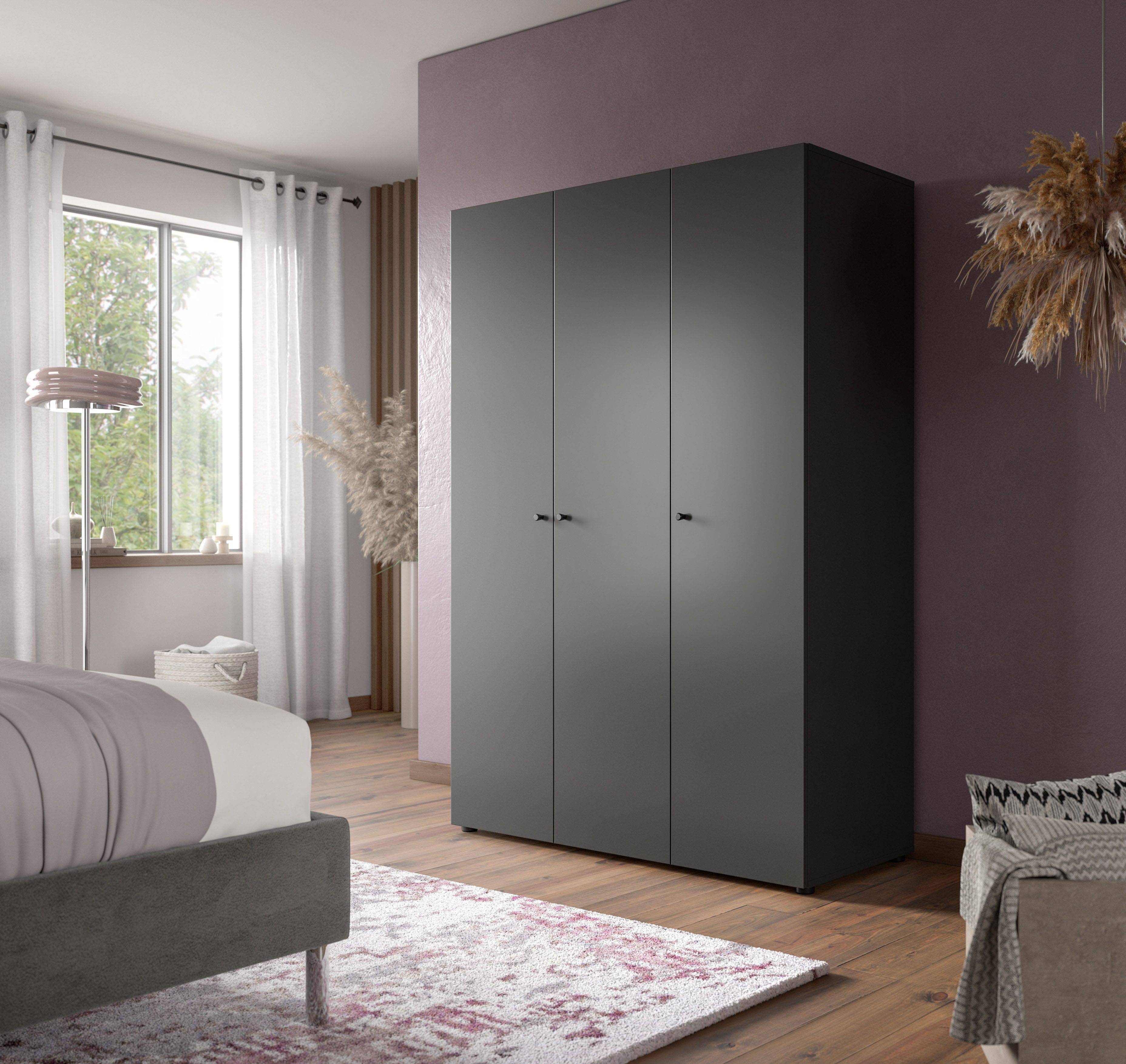 Home affaire Kleiderschrank BILLINGS, TOPSELLER!, Schlafzimmerschrank, günstig online kaufen