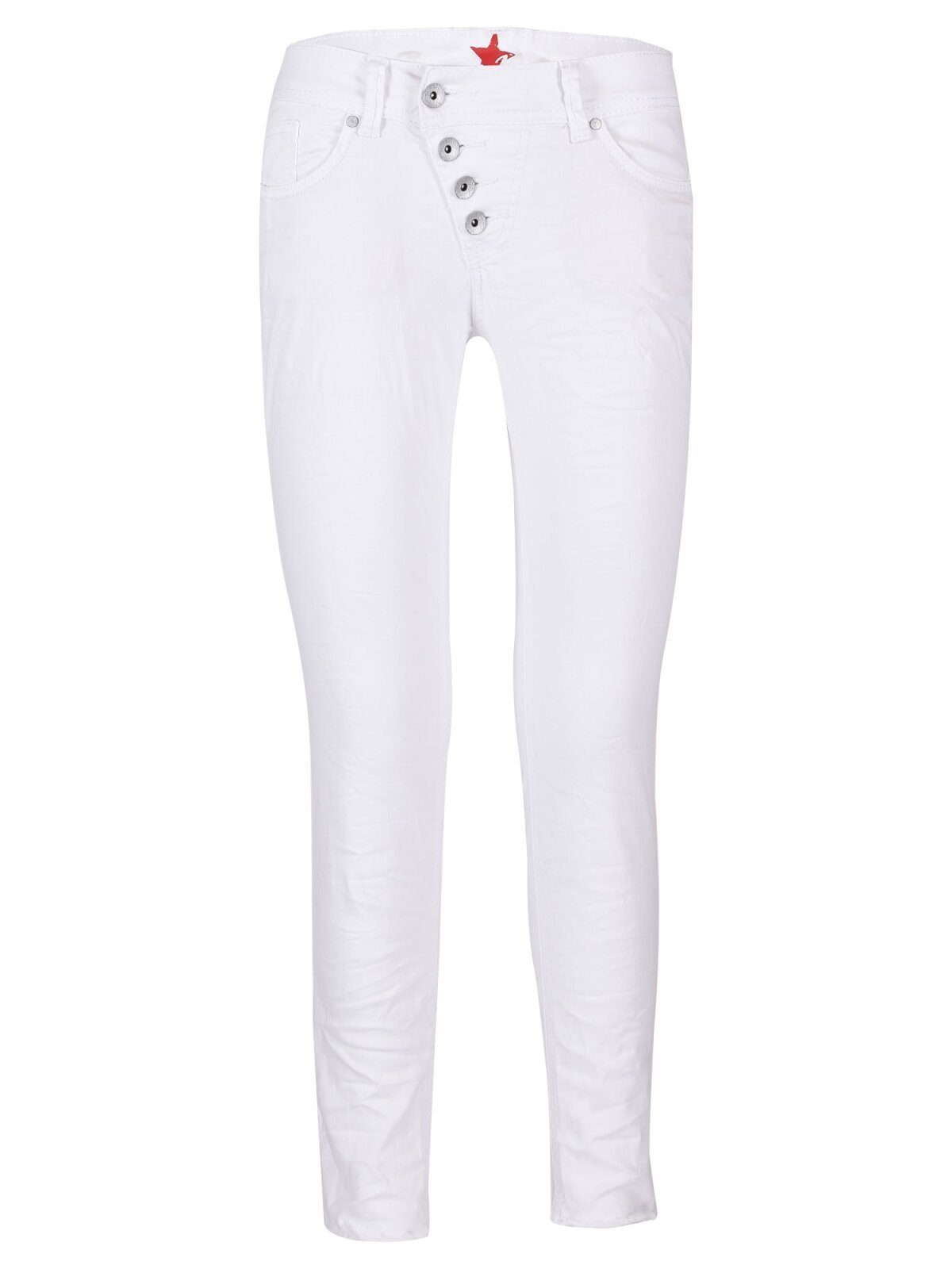 white BUENA B5122 Vista Stretch-Jeans Stretch 888 Buena MALIBU 502 Twill - VISTA 7/8 O.032