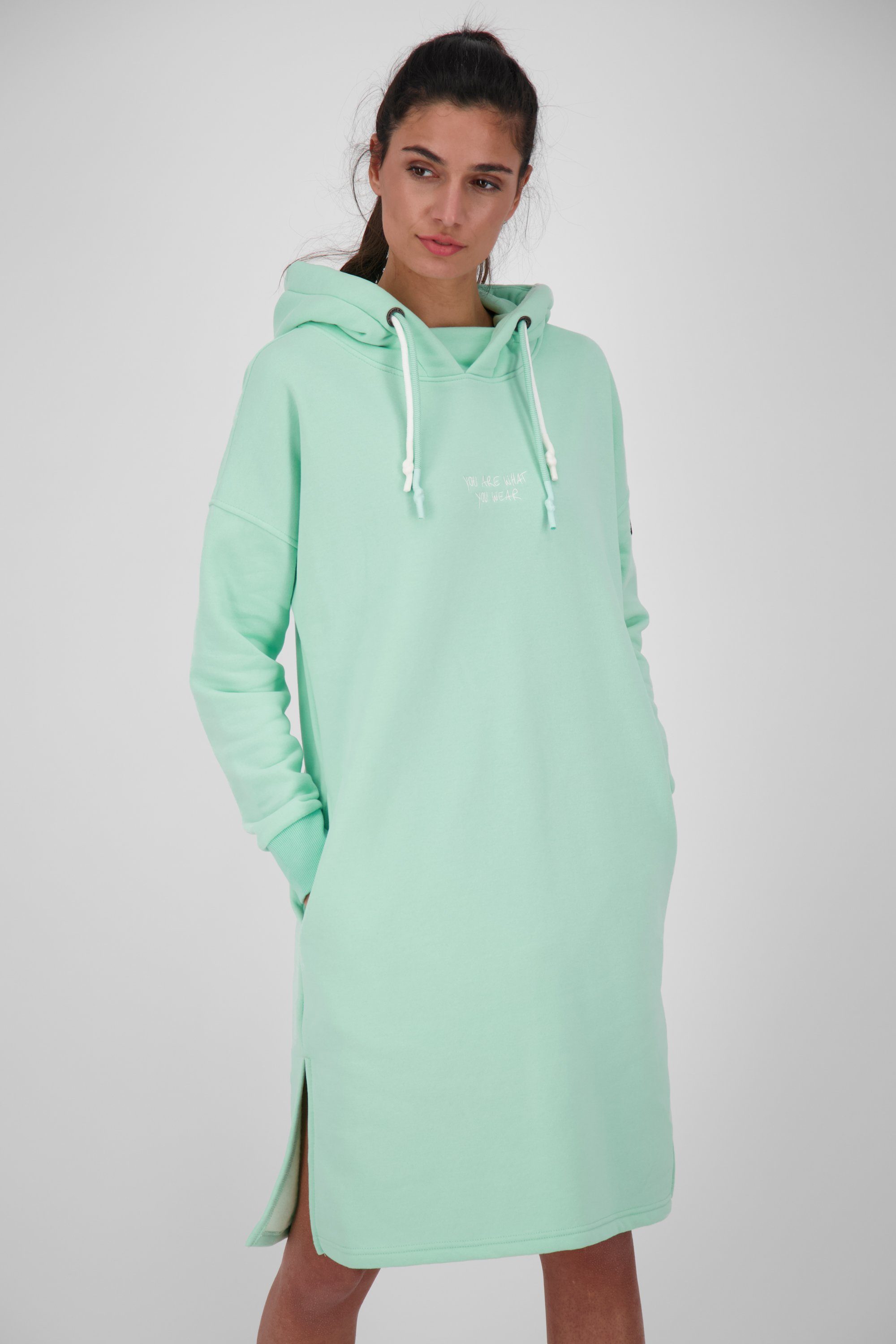 Kleid Damen HelenaAK Alife Sweatdress Sweatkleid, Kickin Sweatkleid & aqua