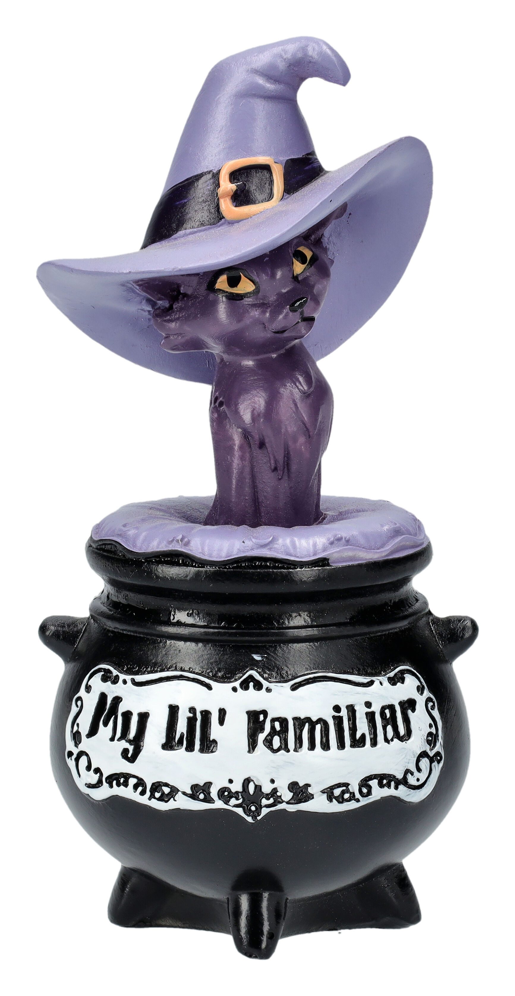 Figuren Shop GmbH Fantasy-Figur Katzen Figur - My Lil Familiar - Shadow - Nemesis Now - Fantasy Figur