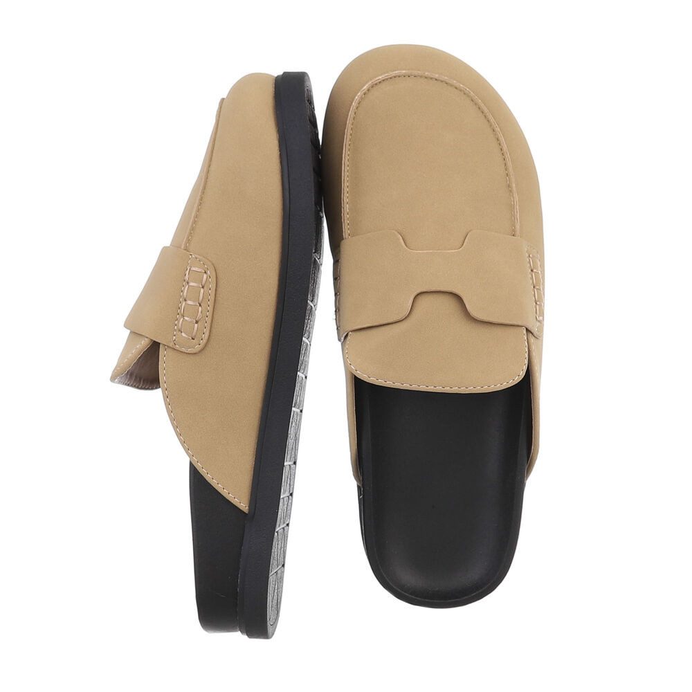 Ital-Design Damen Mules Freizeit Pantolette (86192627) Flach Pantoletten in günstig online kaufen