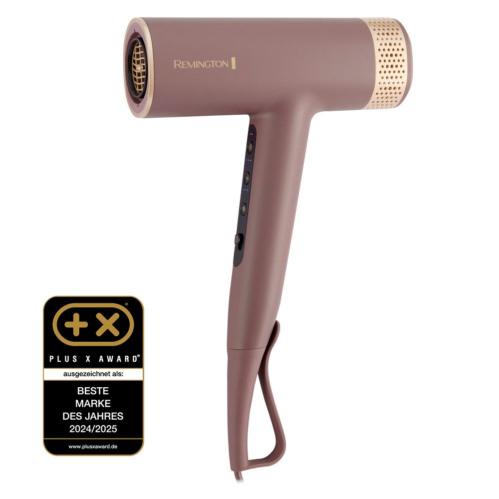 Remington Haartrockner AIRviveDigital Haartrockner (EC8930), 1600 W, Digital Motor, Ionic Air, Anti-Frizz, 12 Heiz-&Geschwindigkeitsstufen