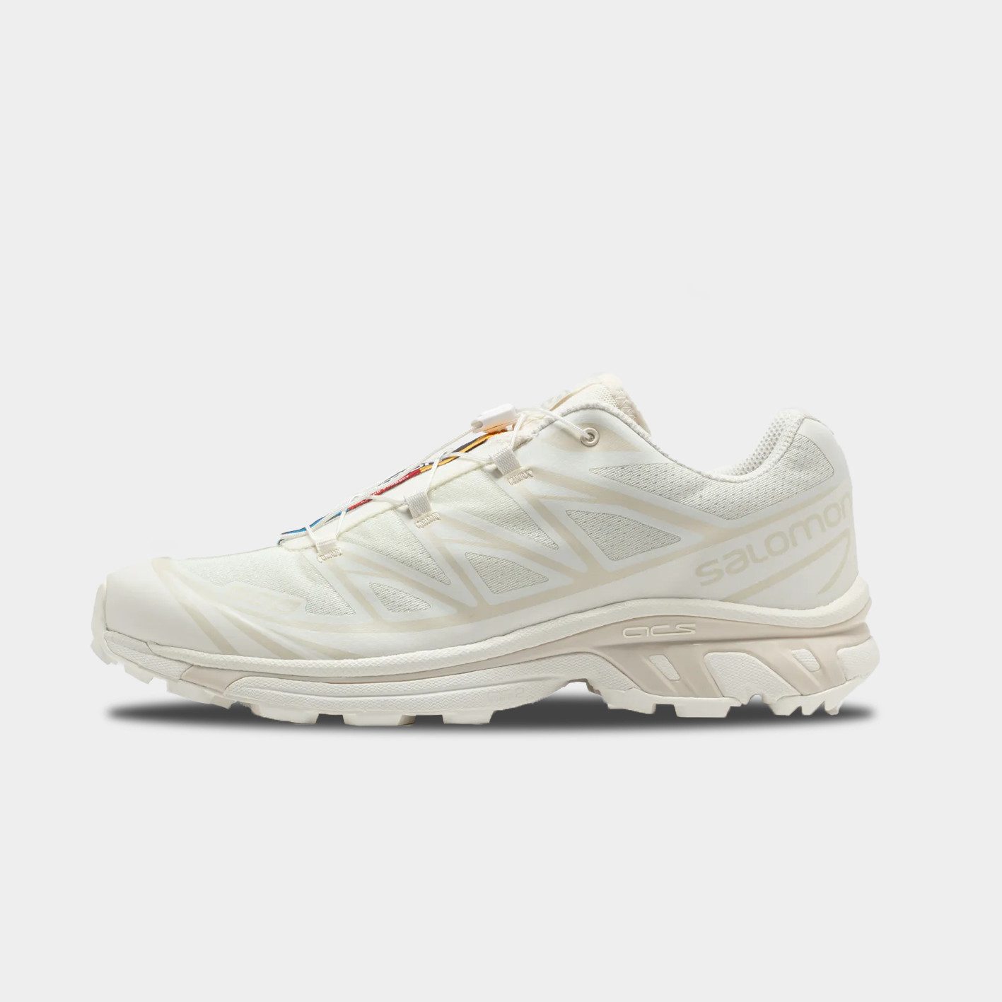 Salomon Salomon XT-6 White Beige Vanilla Ice Almond Sneaker günstig online kaufen