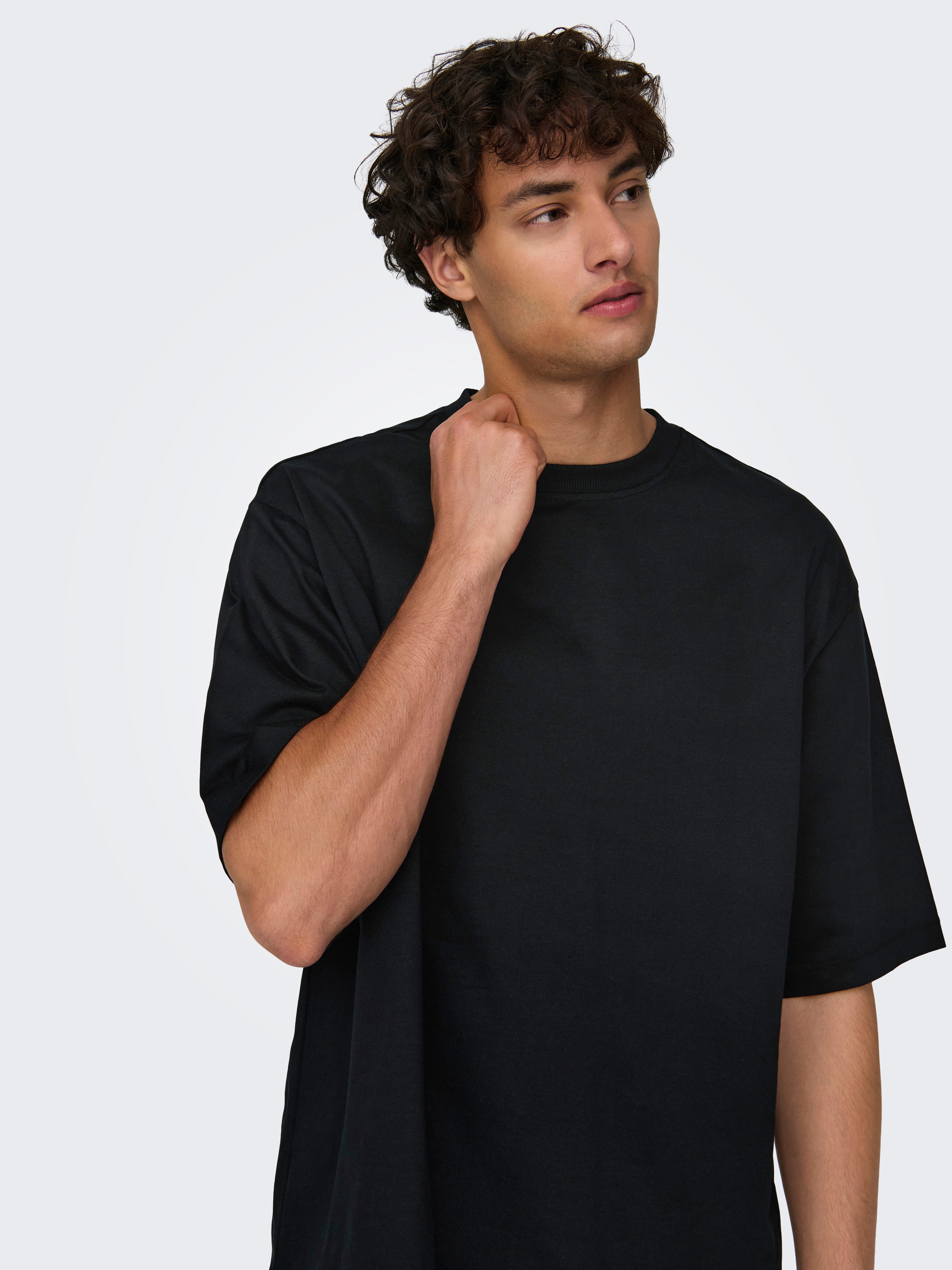 ONLY & SONS Rundhalsshirt ONSMILLENIUM OVZ SS TEE NOOS