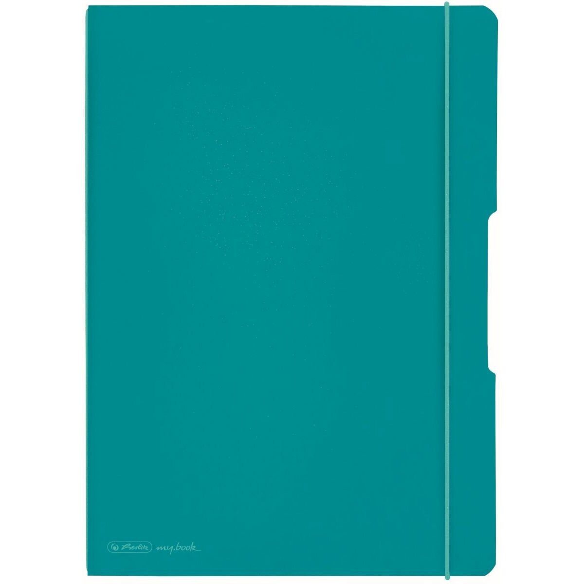 Herlitz Notizbuch Notizheft Flex PP A4 liniert/kariert Caribbean Turquoise 2x40 Blatt