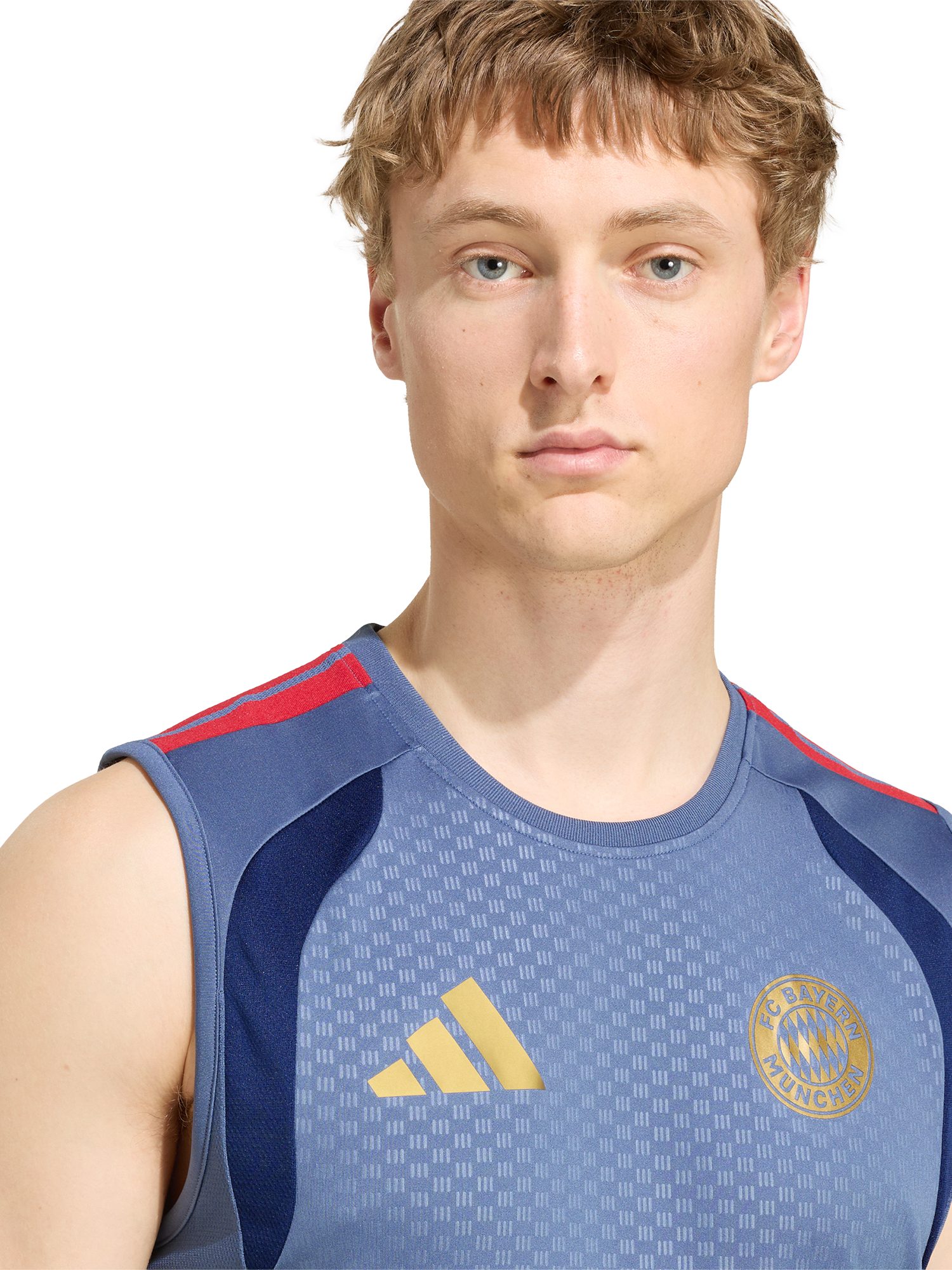adidas Performance Sporttop FC Bayern München, Tanktop Teamline, Herren, Blau