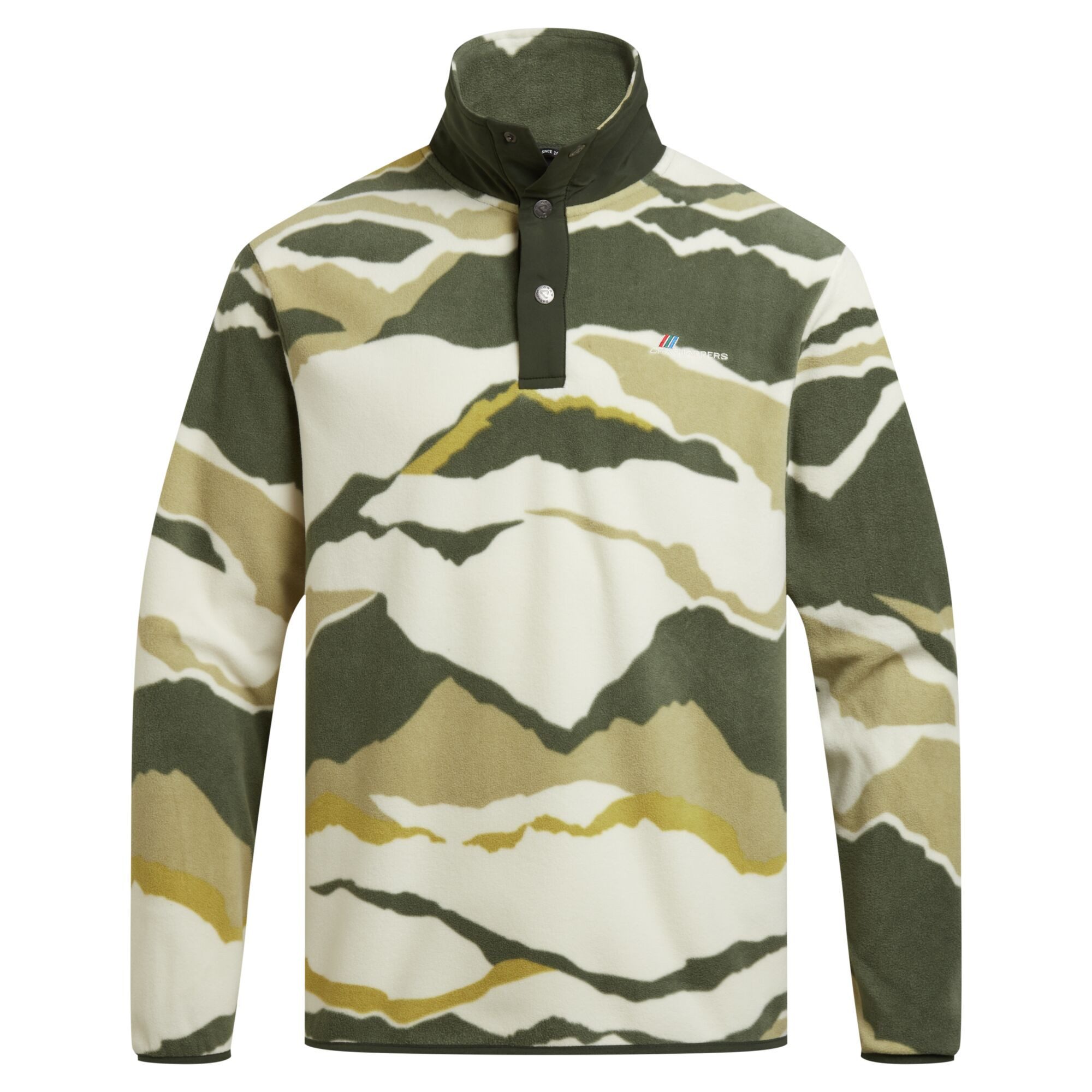 Craghoppers Trekkingjacke Craghoppers - Dewlish Overhead Fleecejacke Halfzip für Herren, green