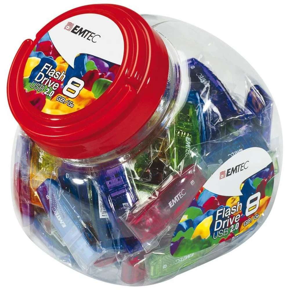 EMTEC Emtec C410 Color Mix - Candy Jar 2.0 USB-Stick 32 GB USB Typ-A USB-Stick