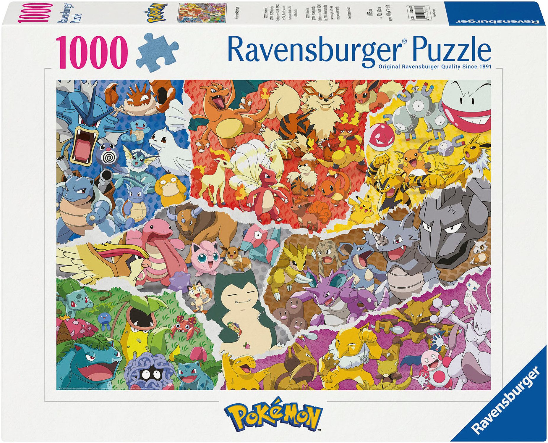 Ravensburger Puzzle Pokémon Abenteuer, 1000 Puzzleteile, Made in Germany günstig online kaufen