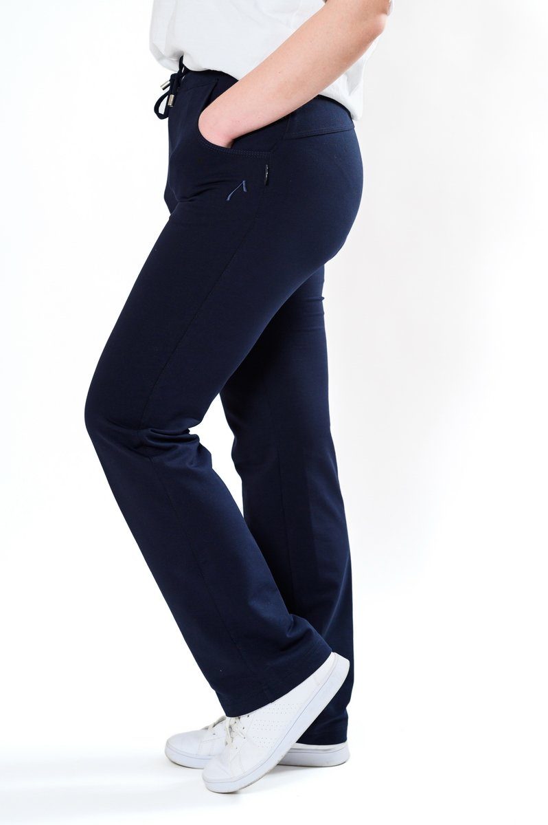 Authentic Klein Jerseyhose Bequeme Damen Jerseyhose - auch erhältlich in Kurz- u. Langgrößen Gummibund mit Kordel
