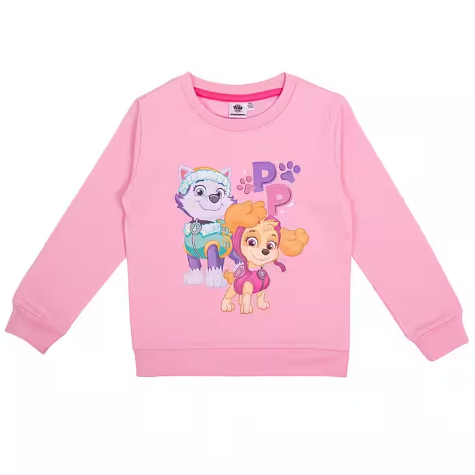 Textiel Trade B.V. Sweatshirt Paw Patrol Kinder Steckbrücke Shirt Baumwolle Mädchen Jungen