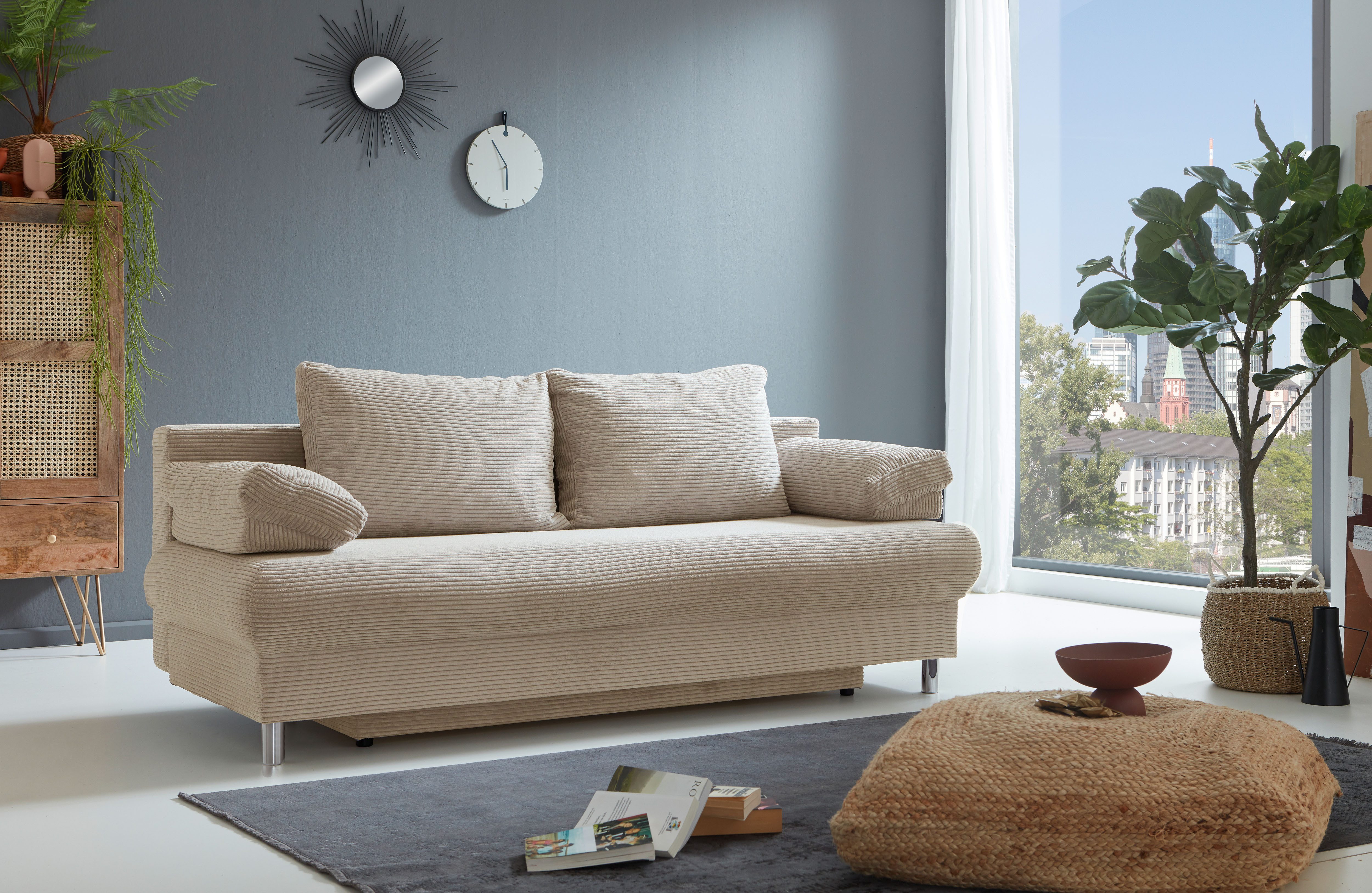 INOSIGN Schlafsofa Como, 2-Sitzer, Federkern, Breite günstig online kaufen