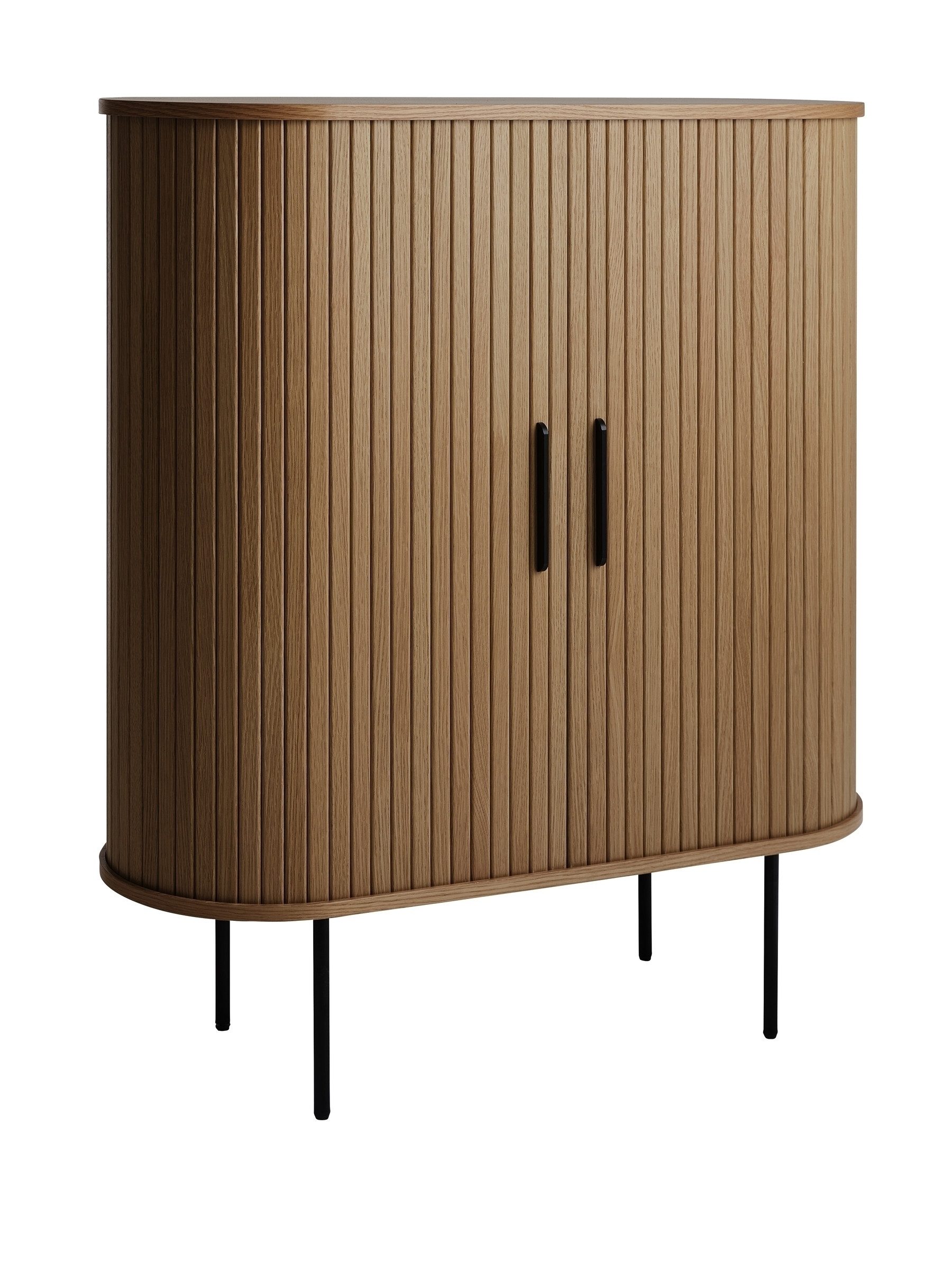 freiraum Barschrank NOLA in Eiche smoked, MDF furniert - 130x75x40cm (BxHxT)