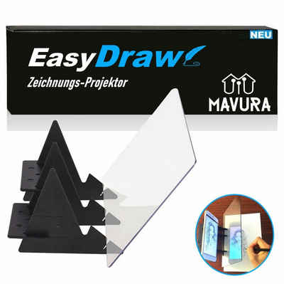 MAVURA Malvorlage EasyDraw Zeichnungsprojektor Zeichenprojektor Zeichenbrett, Optisches Kopierwerkzeug Painting Sketch Assistant