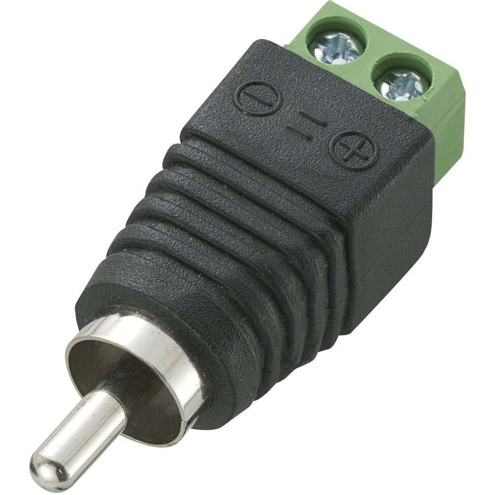 TRU COMPONENTS 735875 Cinch-Steckverbinder Stecker, gerade Polzahl: 2 Audio- & Video-Adapter